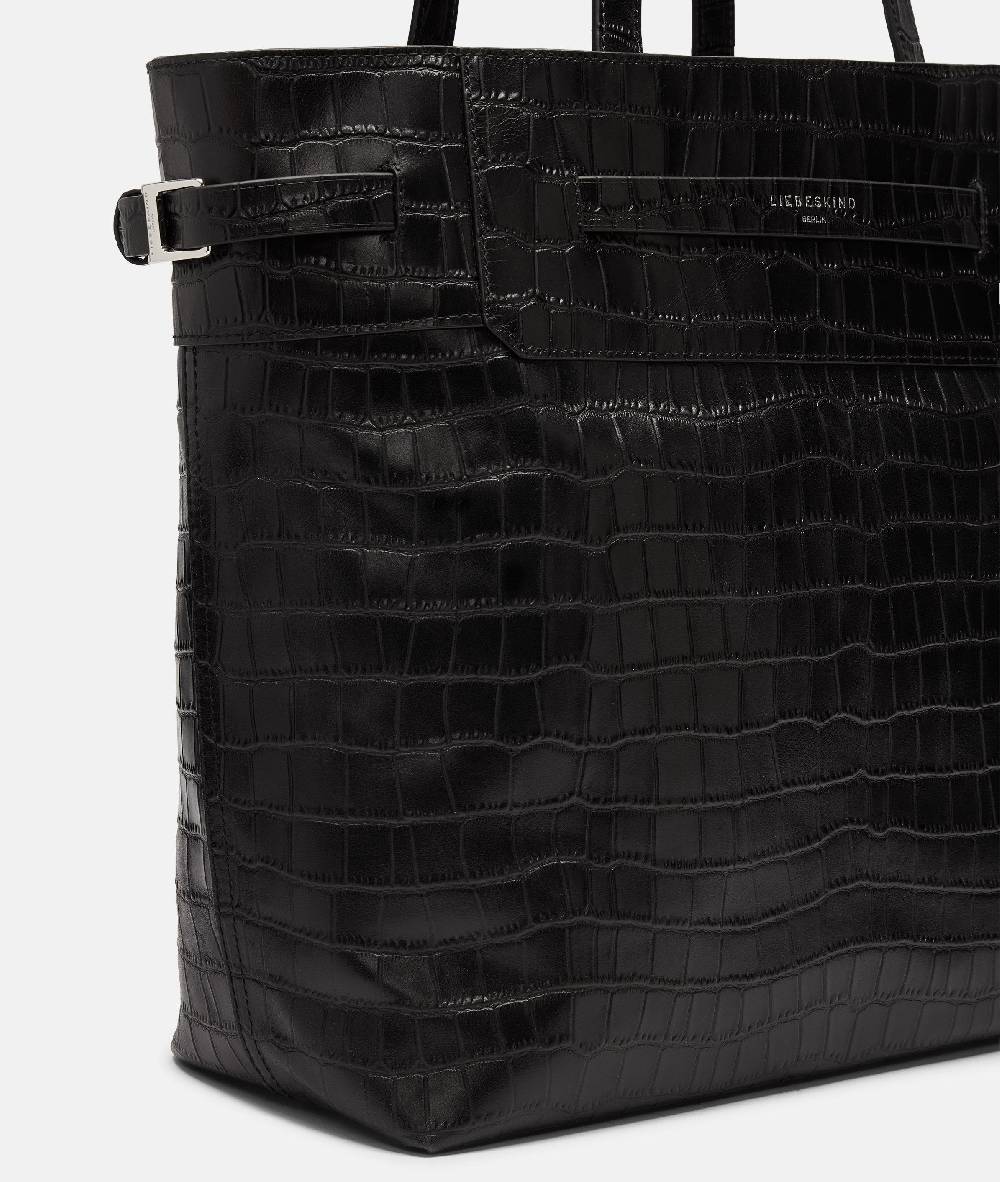 Liebeskind Berlin Kroko Lora Tote L 50% Rabatt mit kostenlosem Versand