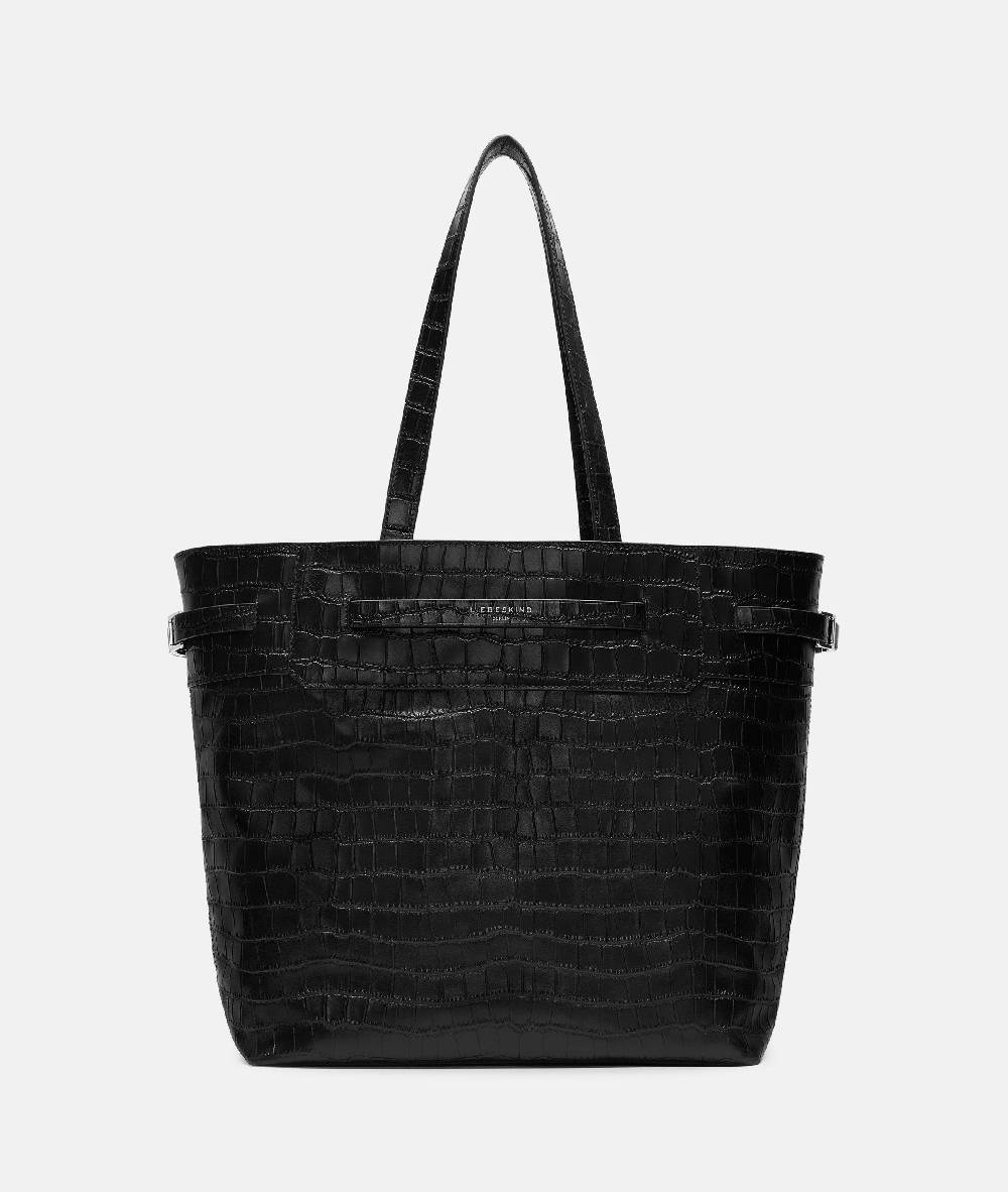 Liebeskind Berlin Kroko Lora Tote L 50% Rabatt mit kostenlosem Versand