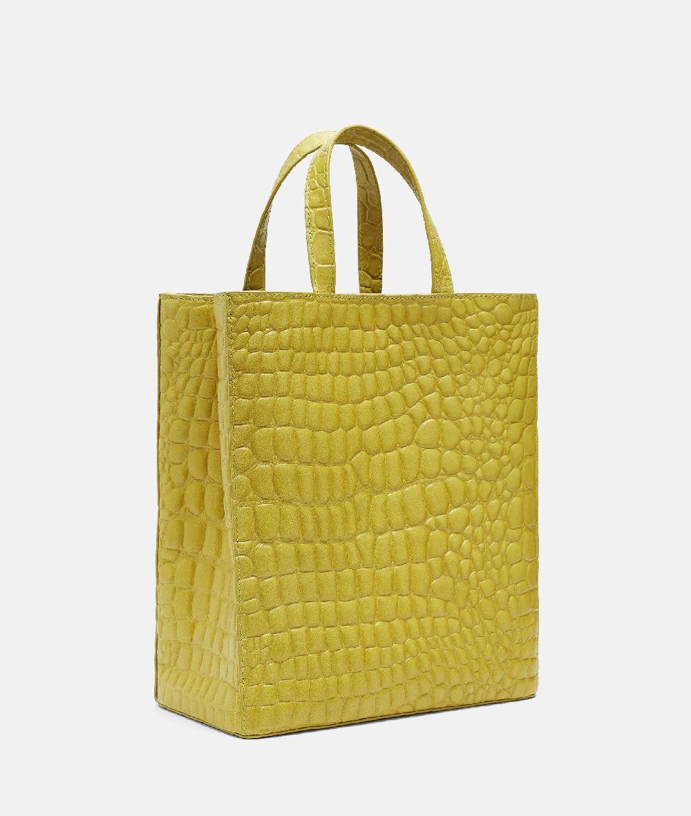 Liebeskind Berlin Kroko Paper Bag Tote M Großer Ausverkauf