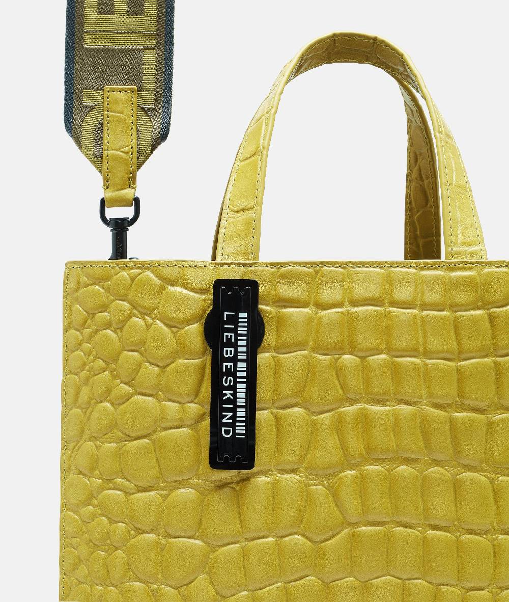 Liebeskind Berlin Kroko Paper Bag Tote M Großer Ausverkauf