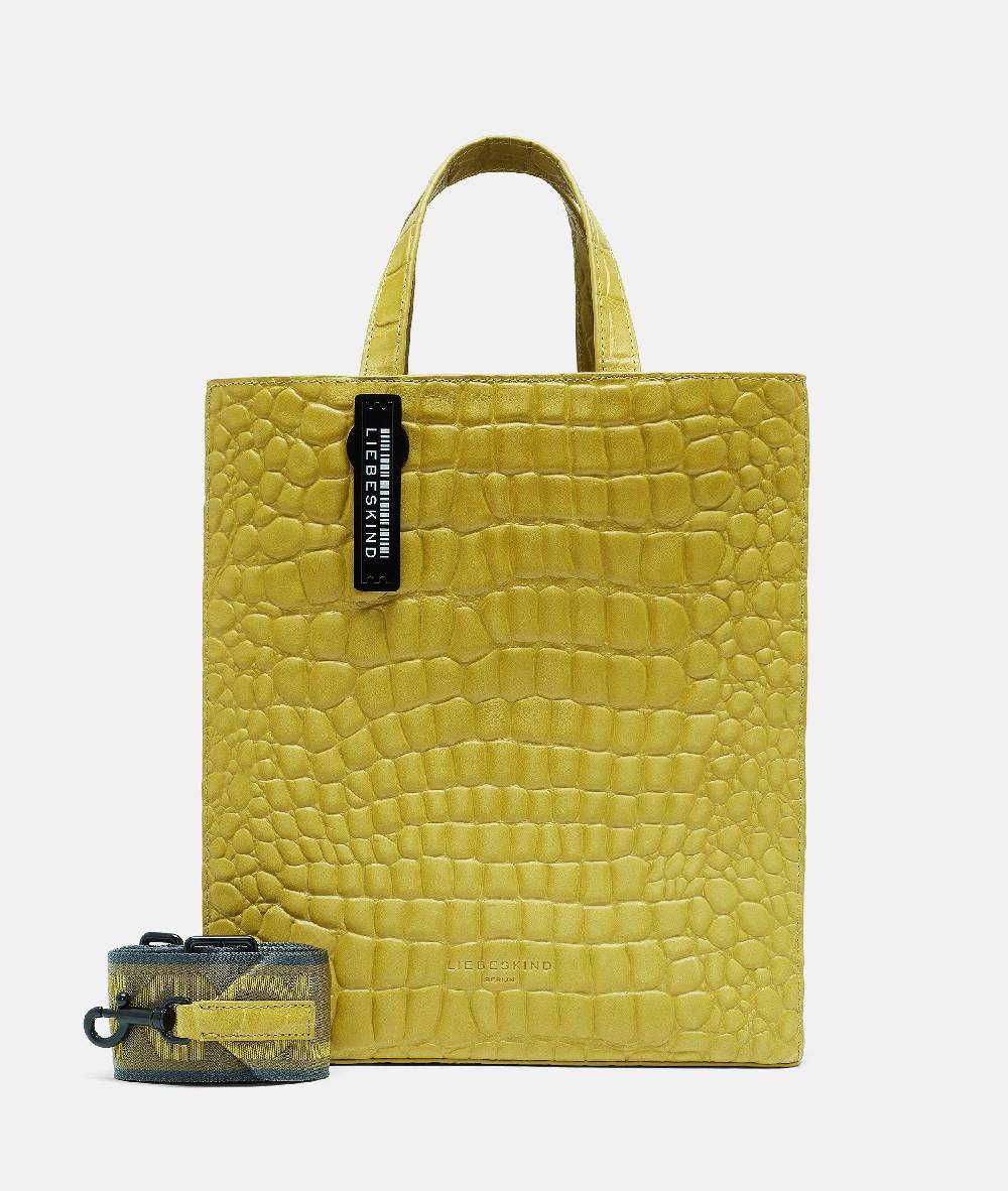 Liebeskind Berlin Kroko Paper Bag Tote M Großer Ausverkauf