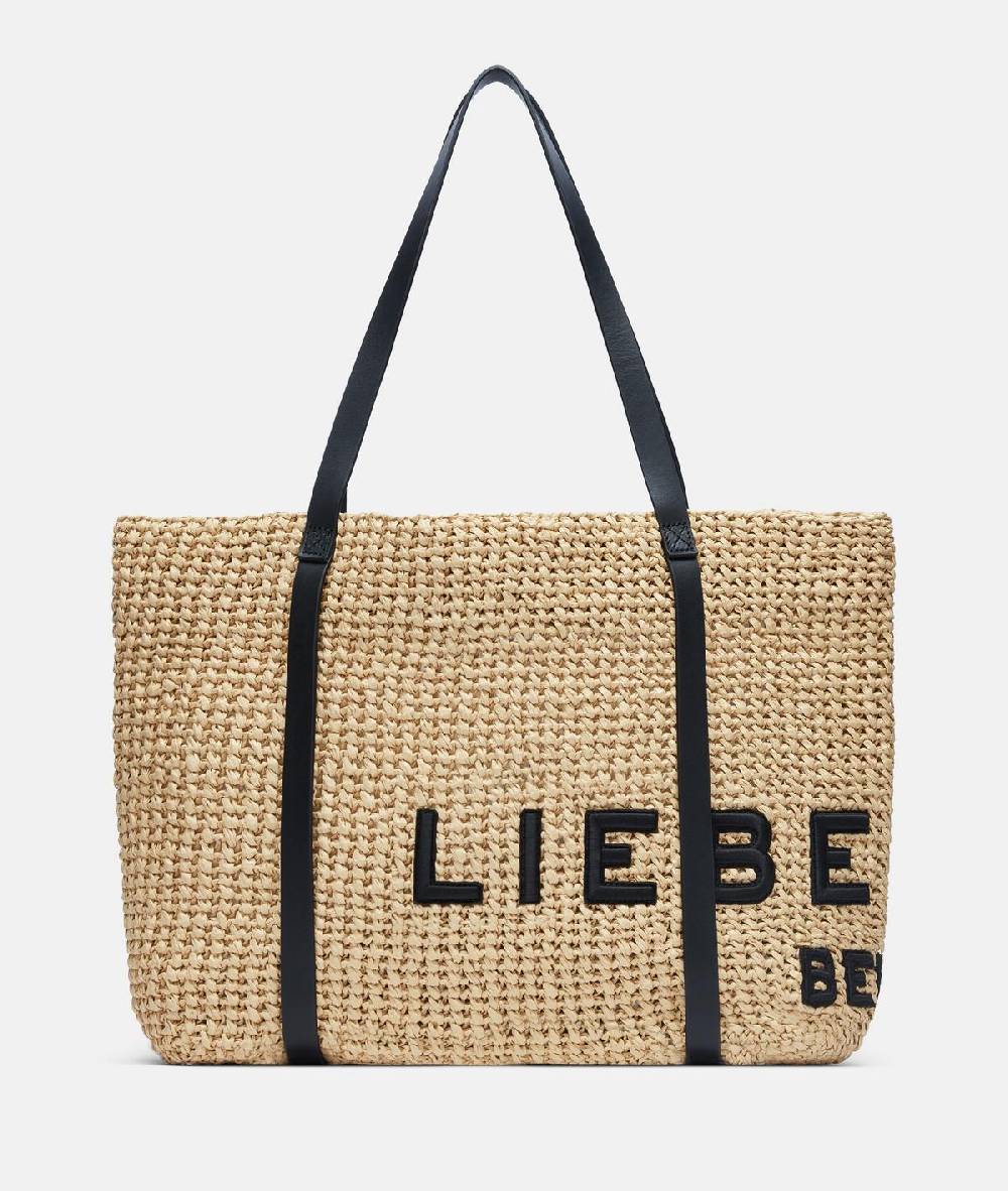 Liebeskind Berlin Straw Aurora Shopper L Riesige Rabatte