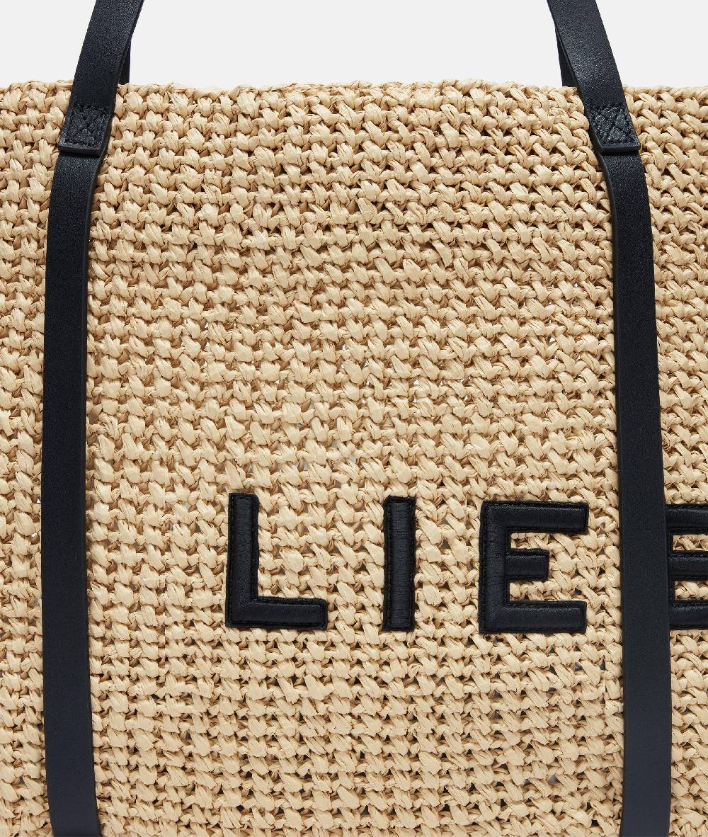 Liebeskind Berlin Straw Aurora Shopper L Riesige Rabatte