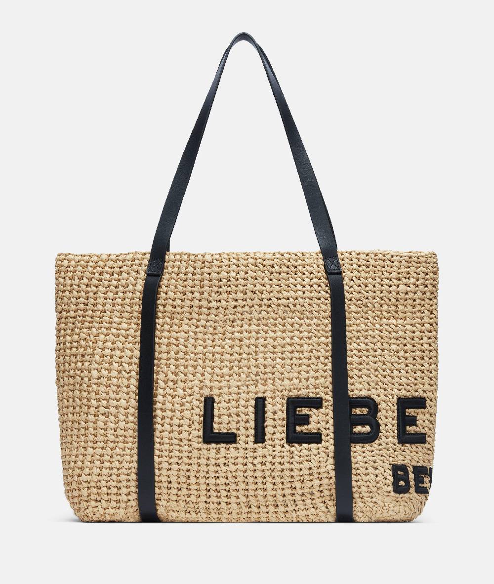 Liebeskind Berlin Straw Aurora Shopper L Riesige Rabatte