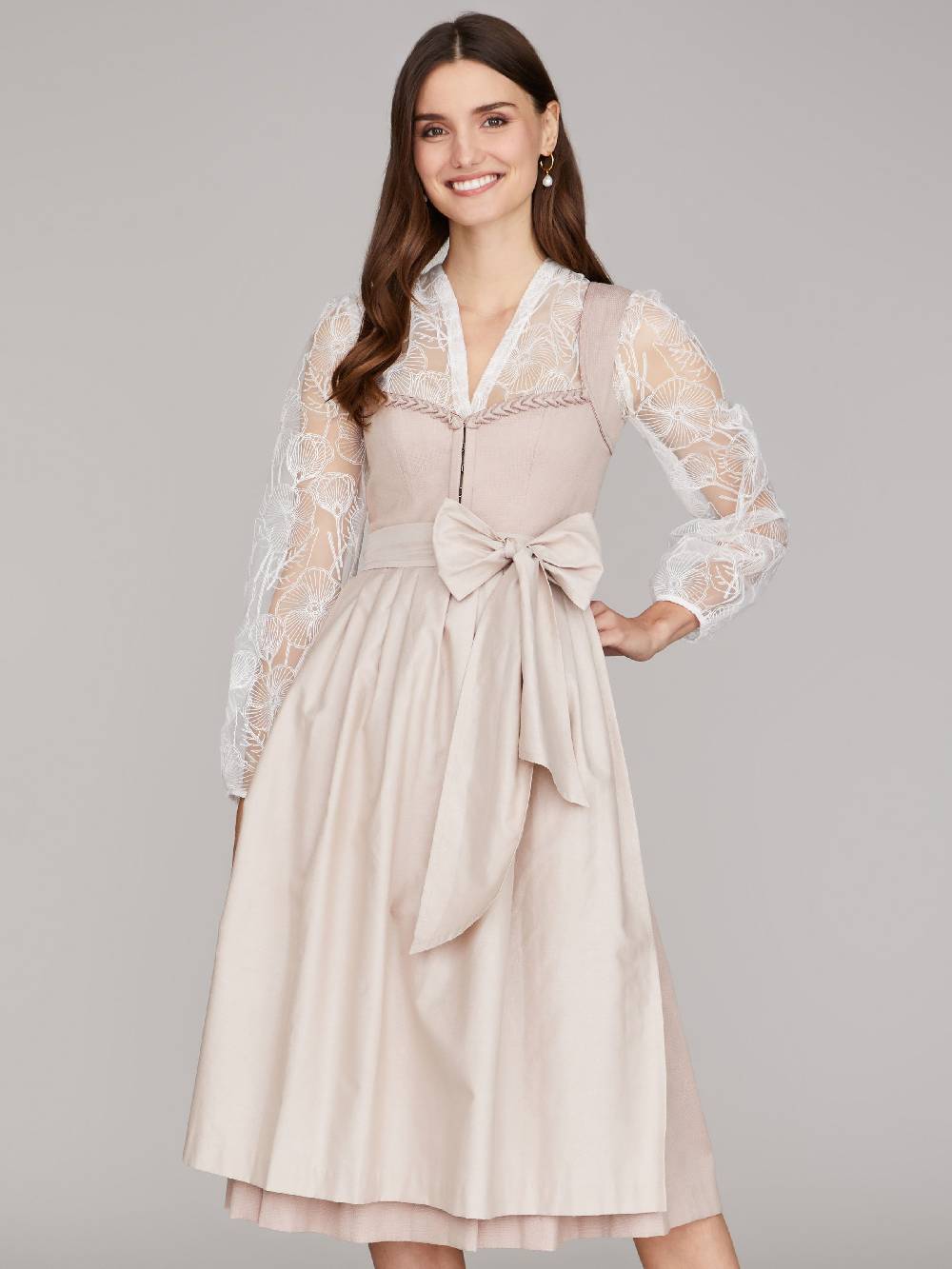 Limberry Weiße Spitzenbluse - LUNA BRIDAL FLOWER Zeitlich begrenztes Angebot