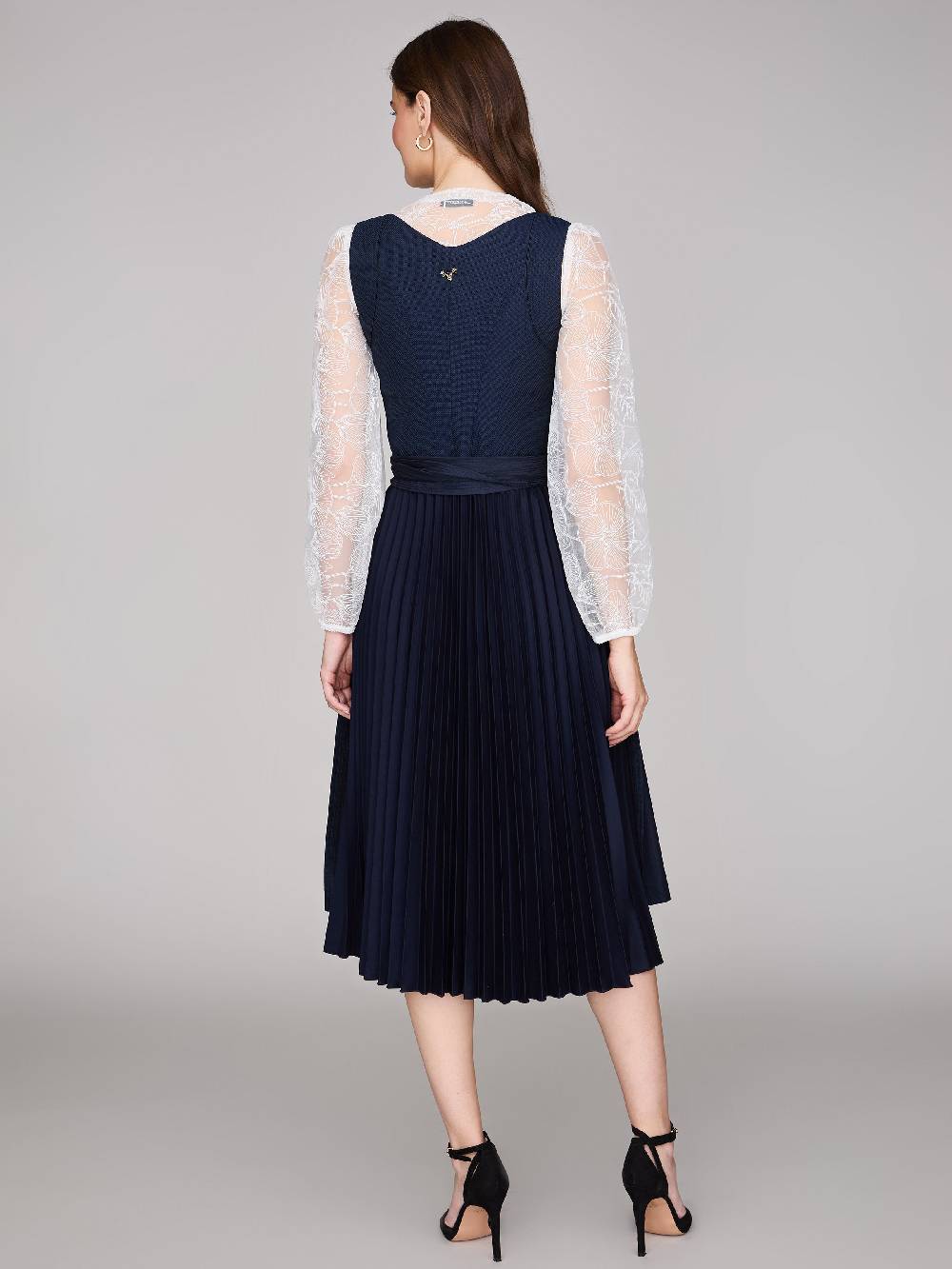 Limberry Royalblaues Dirndl mit plissiertem Rock - HEDI PLISSEE ROYAL BLUE Saisonale Angebote