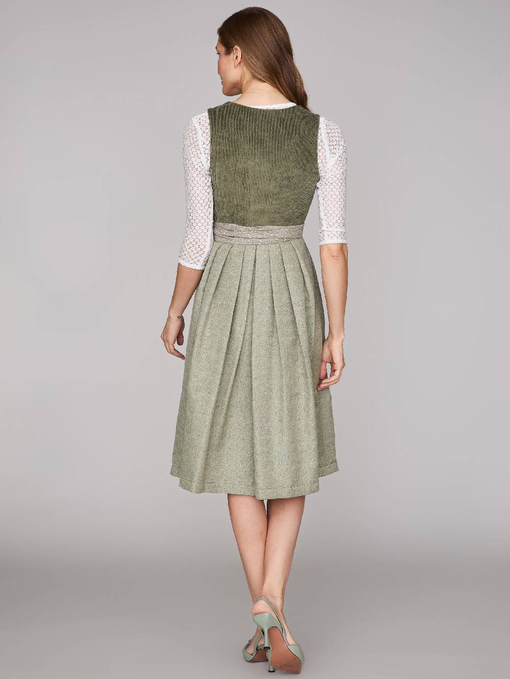 Limberry Grünes Dirndl mit Cord-Mieder - TIA KALAMATA GREEN Discount Store für neue Produkte