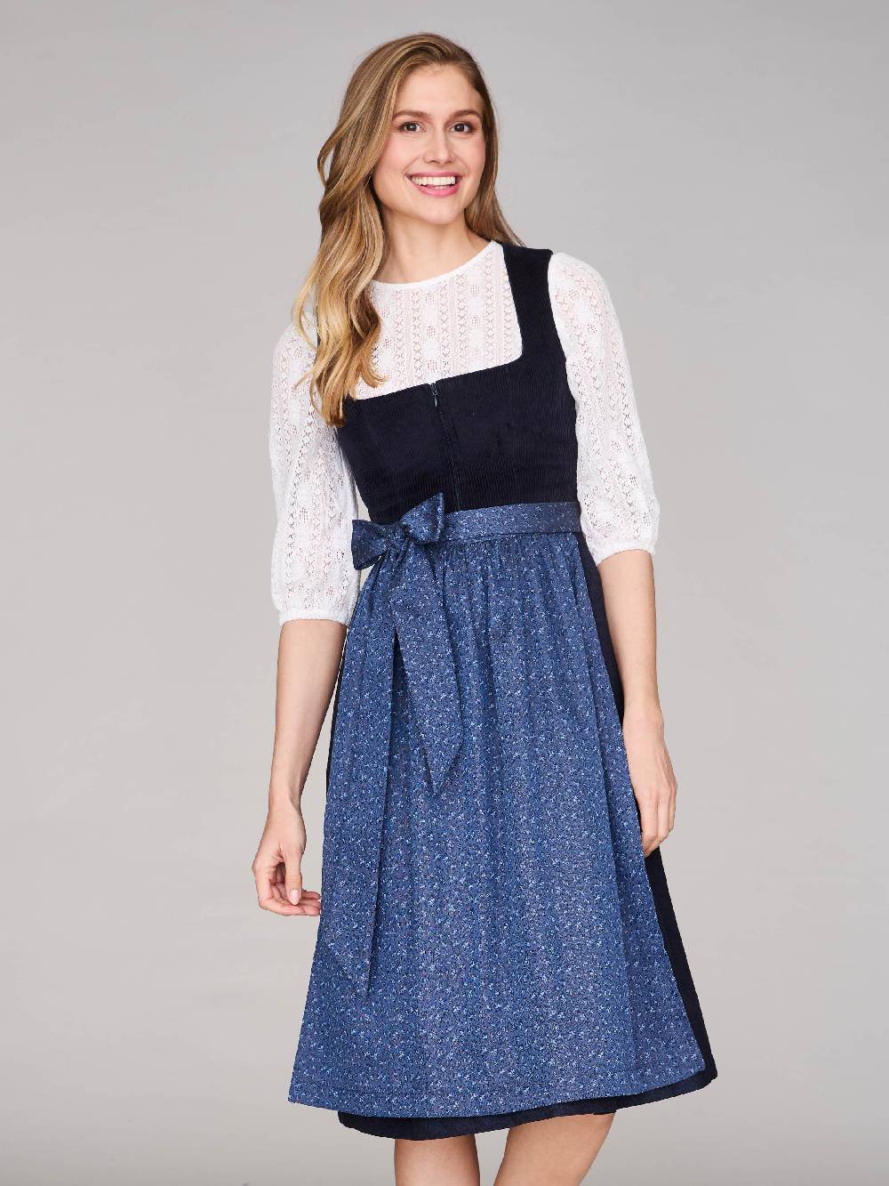 Limberry Dunkelblaues Dirndl mit Cord-Mieder - TIA NIGHT SKY 2025
