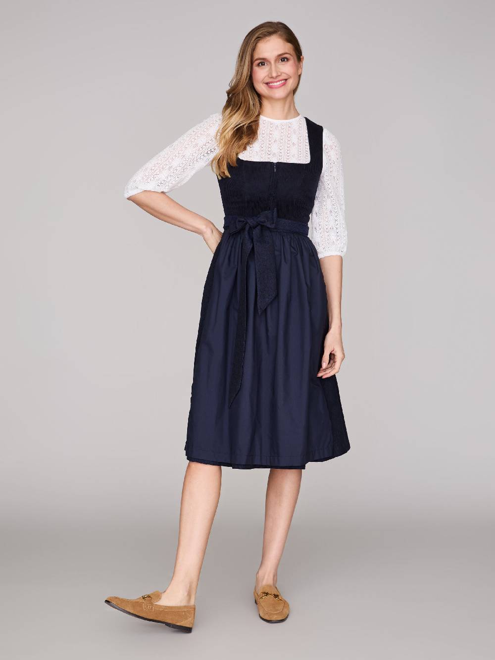 Limberry Dunkelblaues Dirndl mit Cord-Mieder - TIA NIGHT SKY 2025