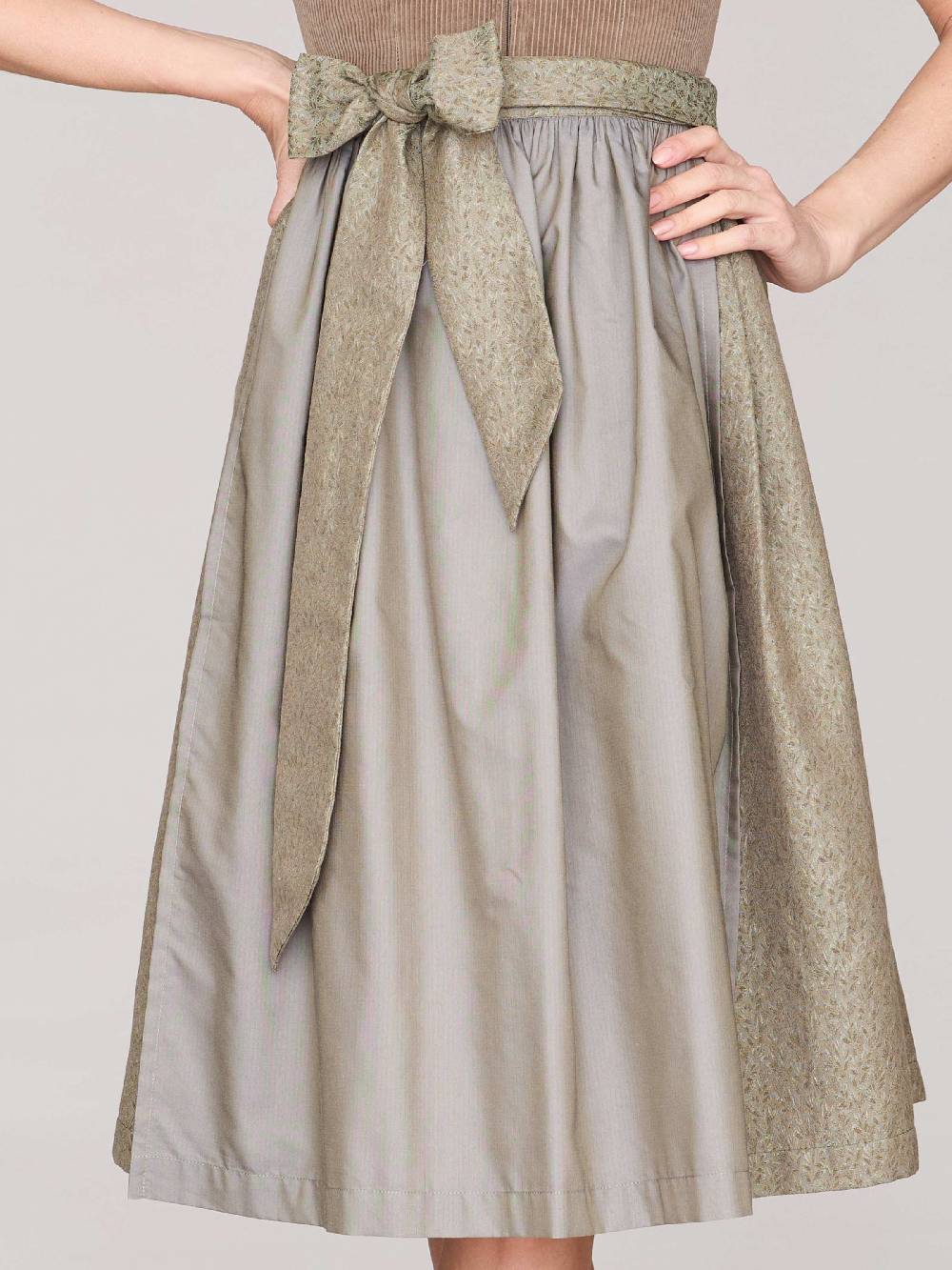 Limberry Braunes Dirndl mit Cord-Mieder - TIA DESERT TAUPE Outlet