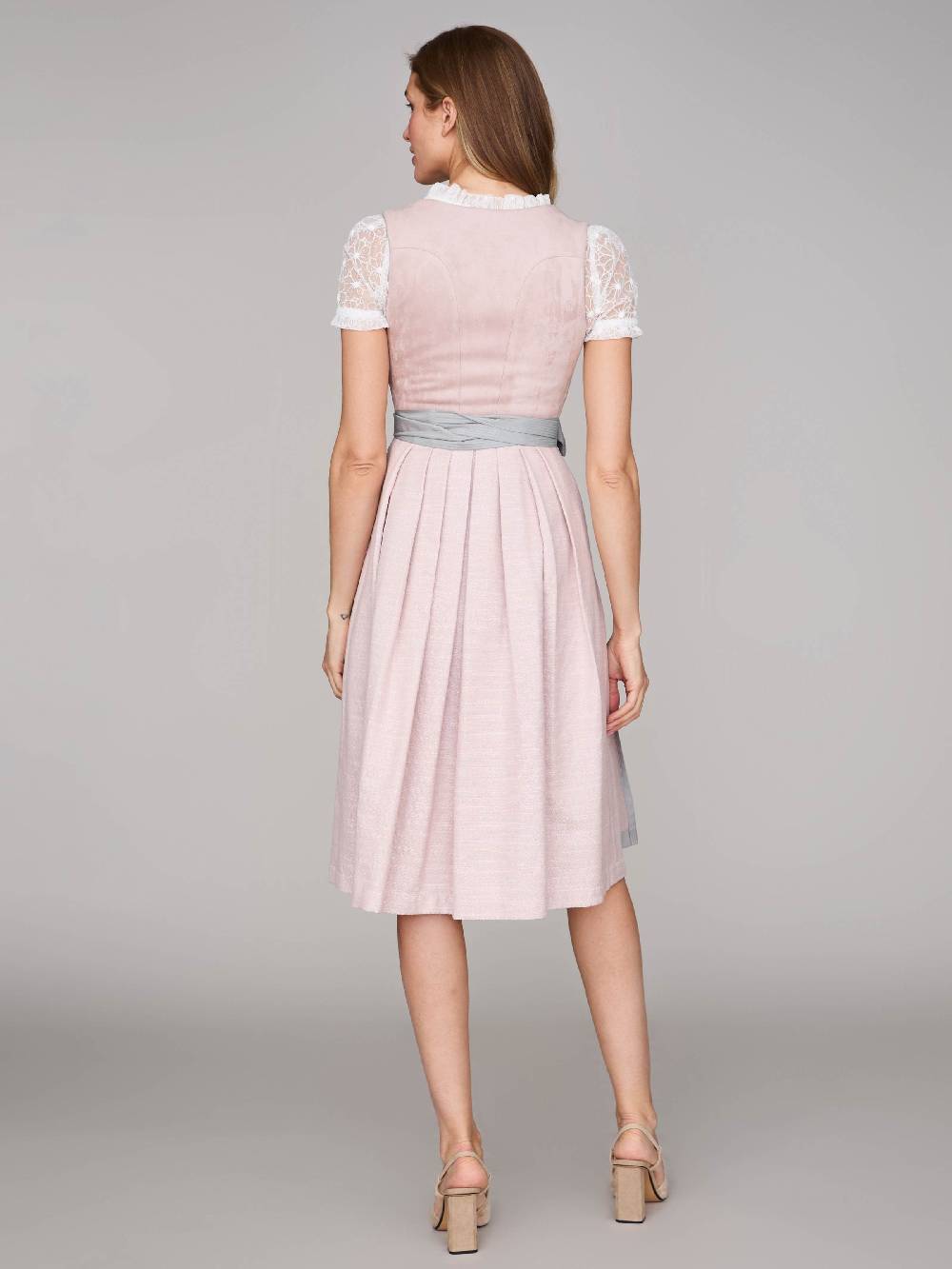 Limberry Rosé-farbenes Dirndl mit Velours-Mieder - ISOBEL VINTAGE ROSE Angebote