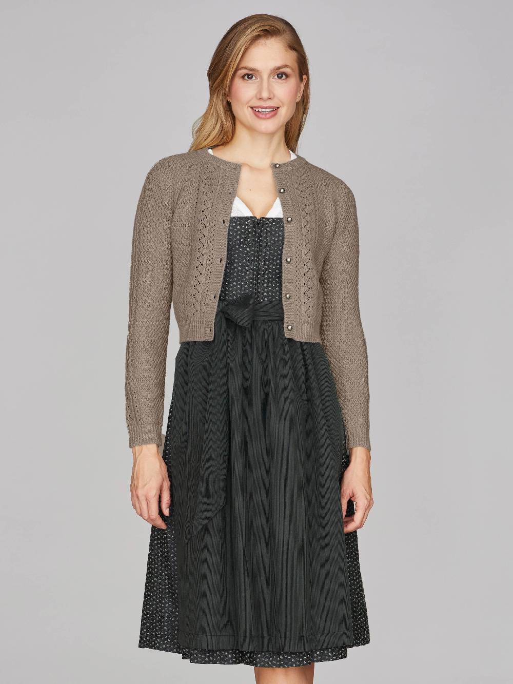 Limberry Strickjacke in dunklem Beige - EVI Blitzverkäufe