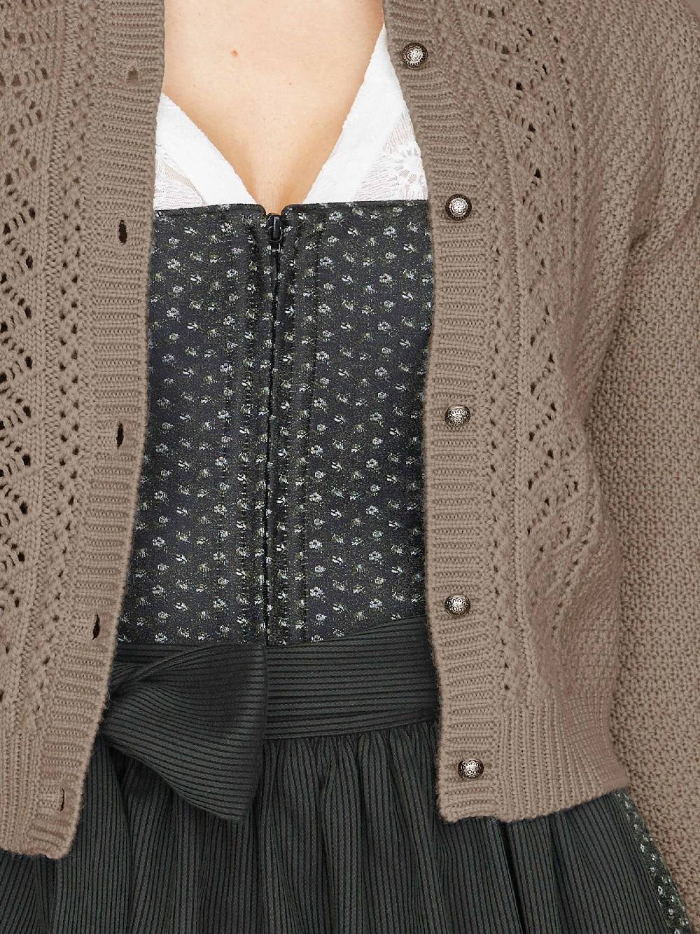 Limberry Strickjacke in dunklem Beige - EVI Blitzverkäufe