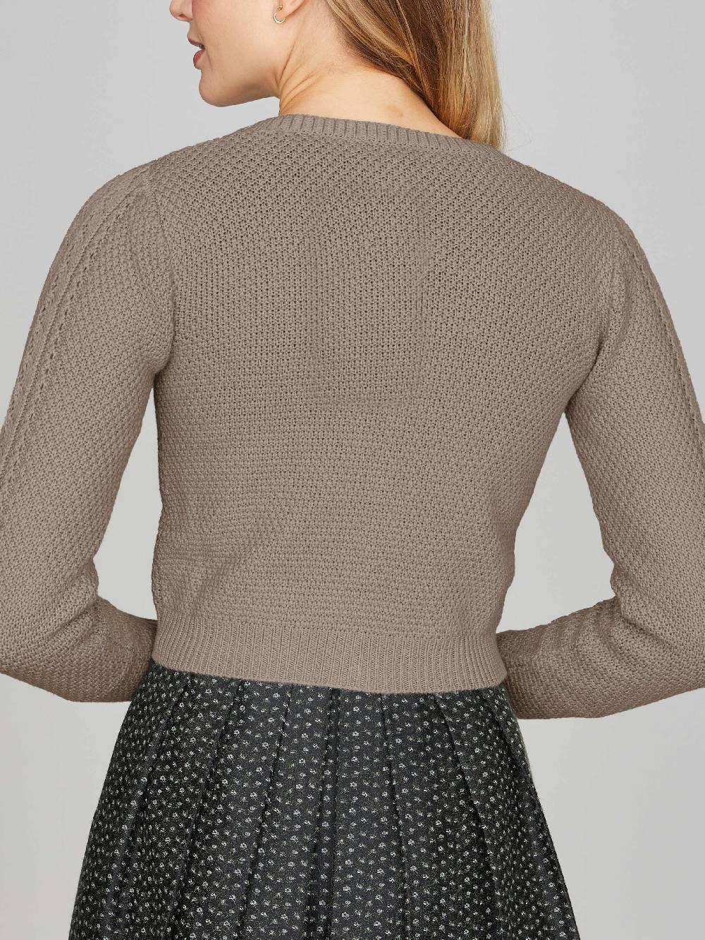 Limberry Strickjacke in dunklem Beige - EVI Blitzverkäufe