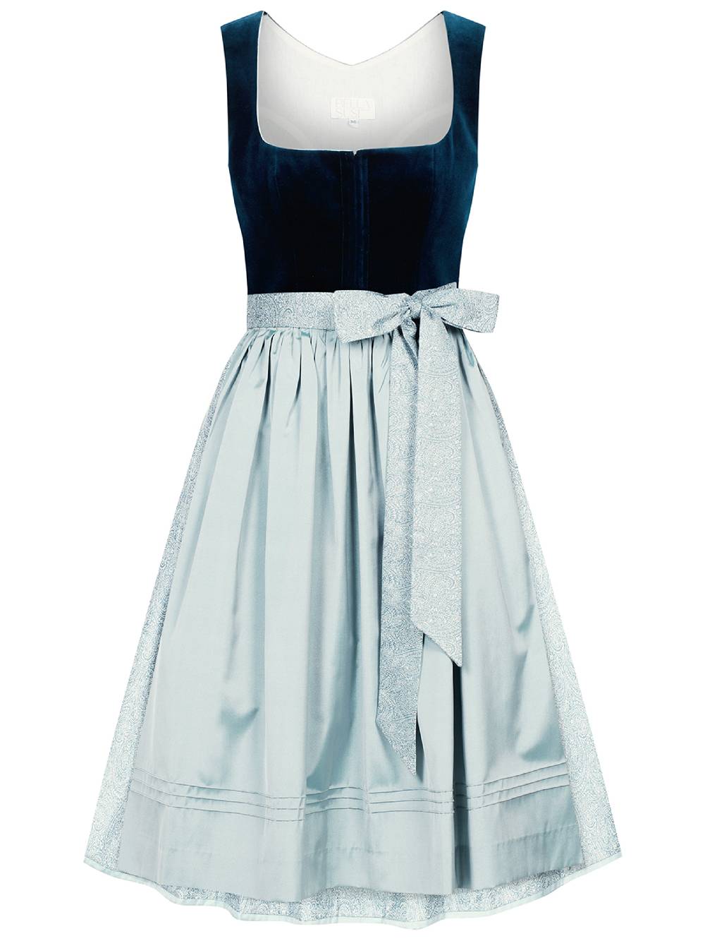 Limberry Mintfarbenes Dirndl mit Samt-Mieder - MIMI Günstig kaufen