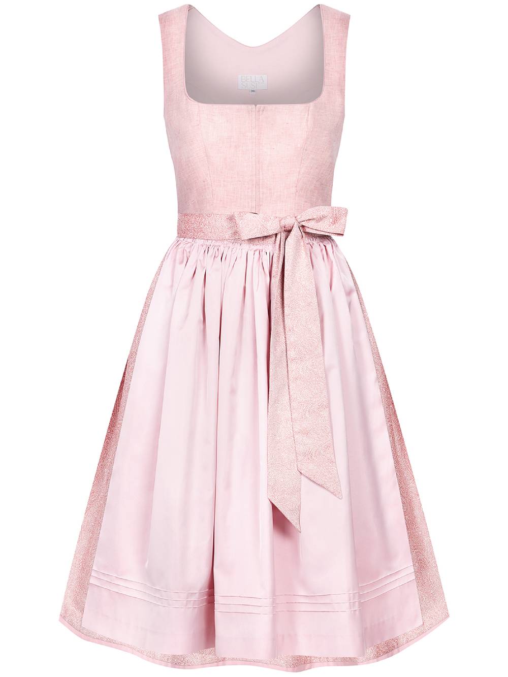 Limberry Pinkes Dirndl mit Leinen-Mieder - ANNA PINK Versandkostenfrei