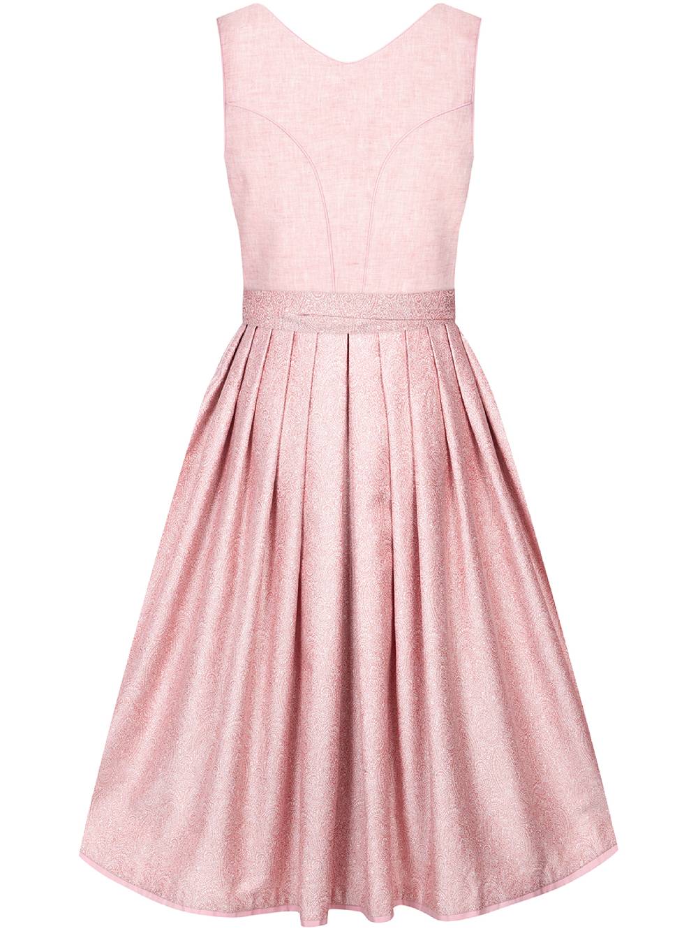 Limberry Pinkes Dirndl mit Leinen-Mieder - ANNA PINK Versandkostenfrei