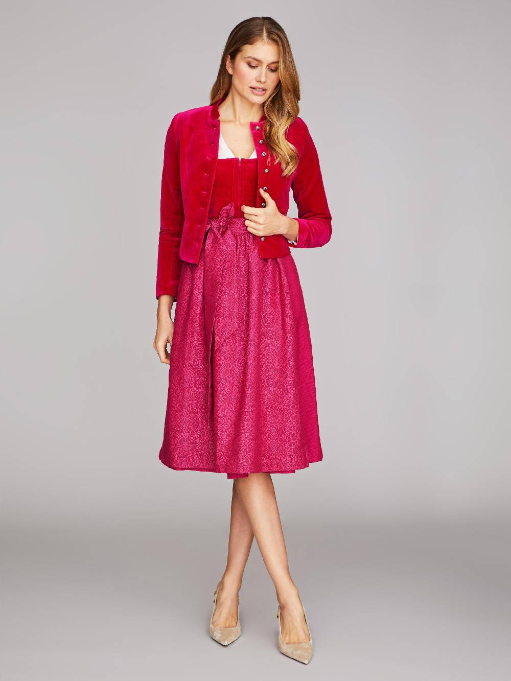 Limberry Pinker Trachtenjanker aus Samt - PHILIPPA MULBERRY Black Friday