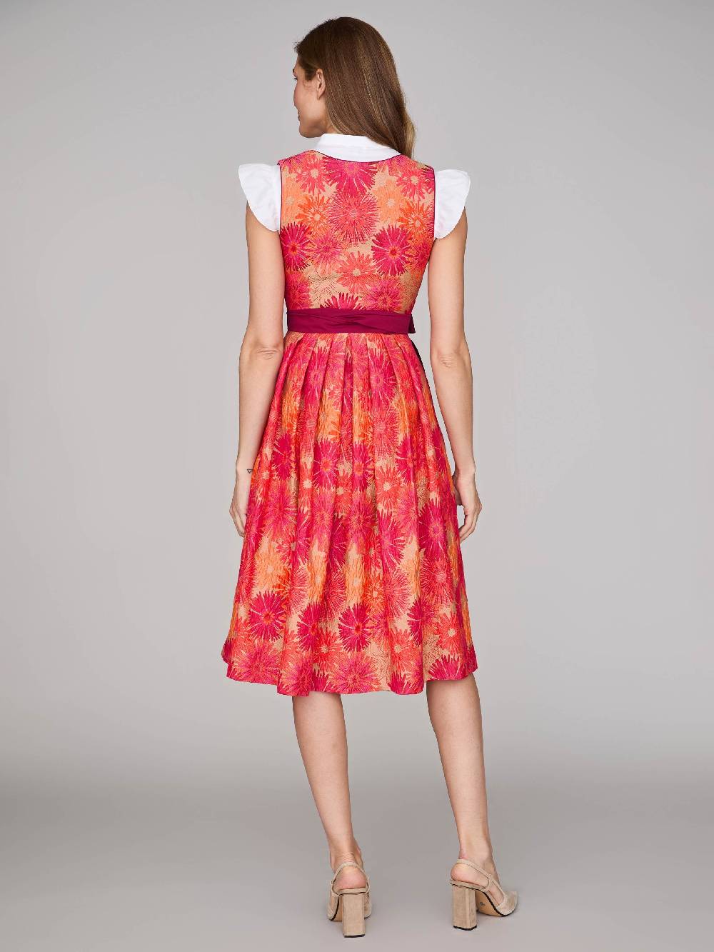Limberry Pinkes Dirndl mit Blumenmuster - DAHLIA GERANIUM Cyber Monday