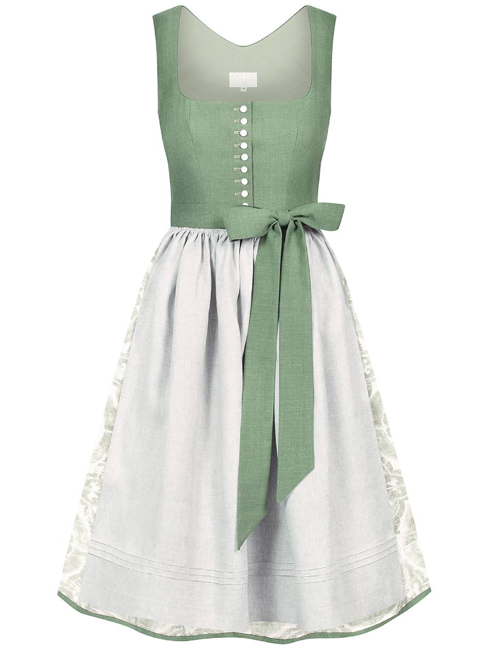 Limberry Grünes Dirndl mit Knöpfen - CAROLINE Vatertagsangebot