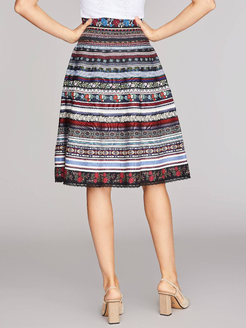 Limberry Dunkler Bänderrock - RIBBON SKIRT NIGHTSHADE Jubiläumsangebot
