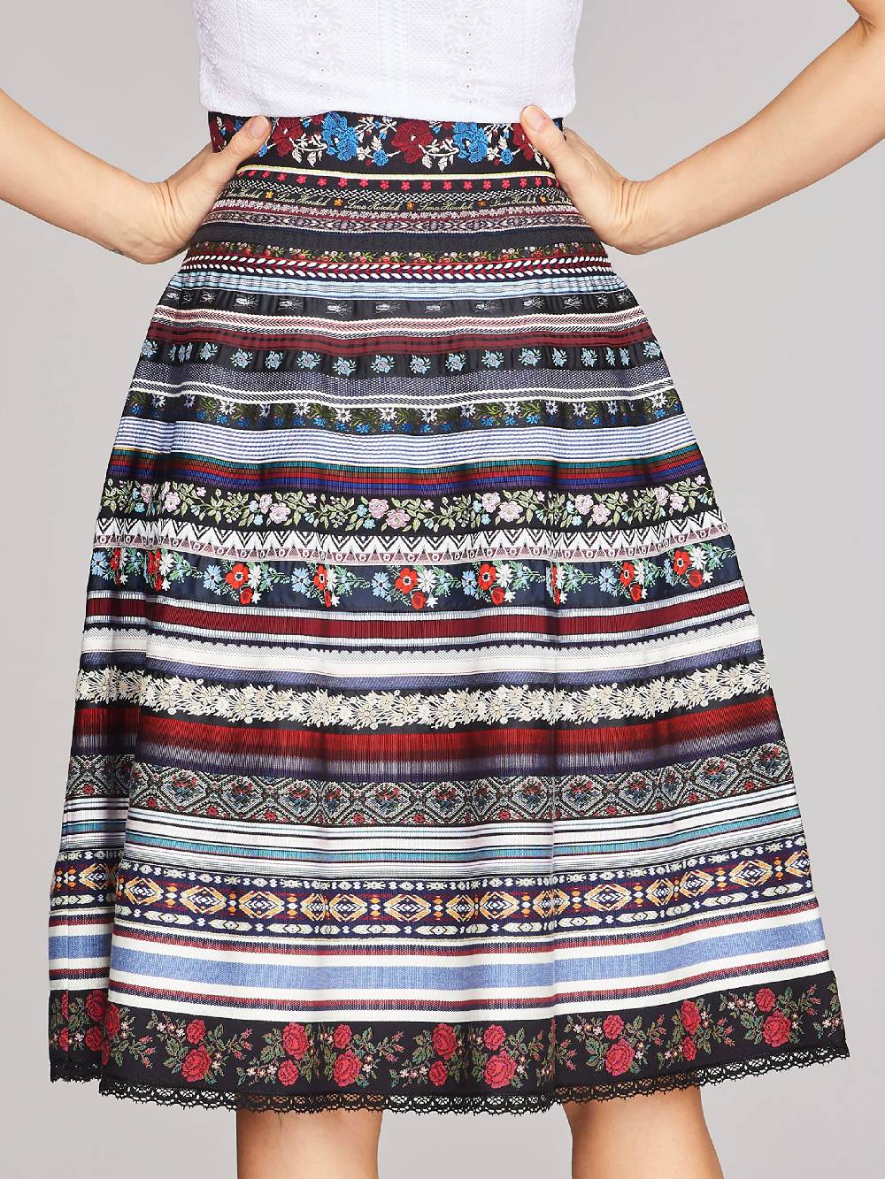 Limberry Dunkler Bänderrock - RIBBON SKIRT NIGHTSHADE Jubiläumsangebot