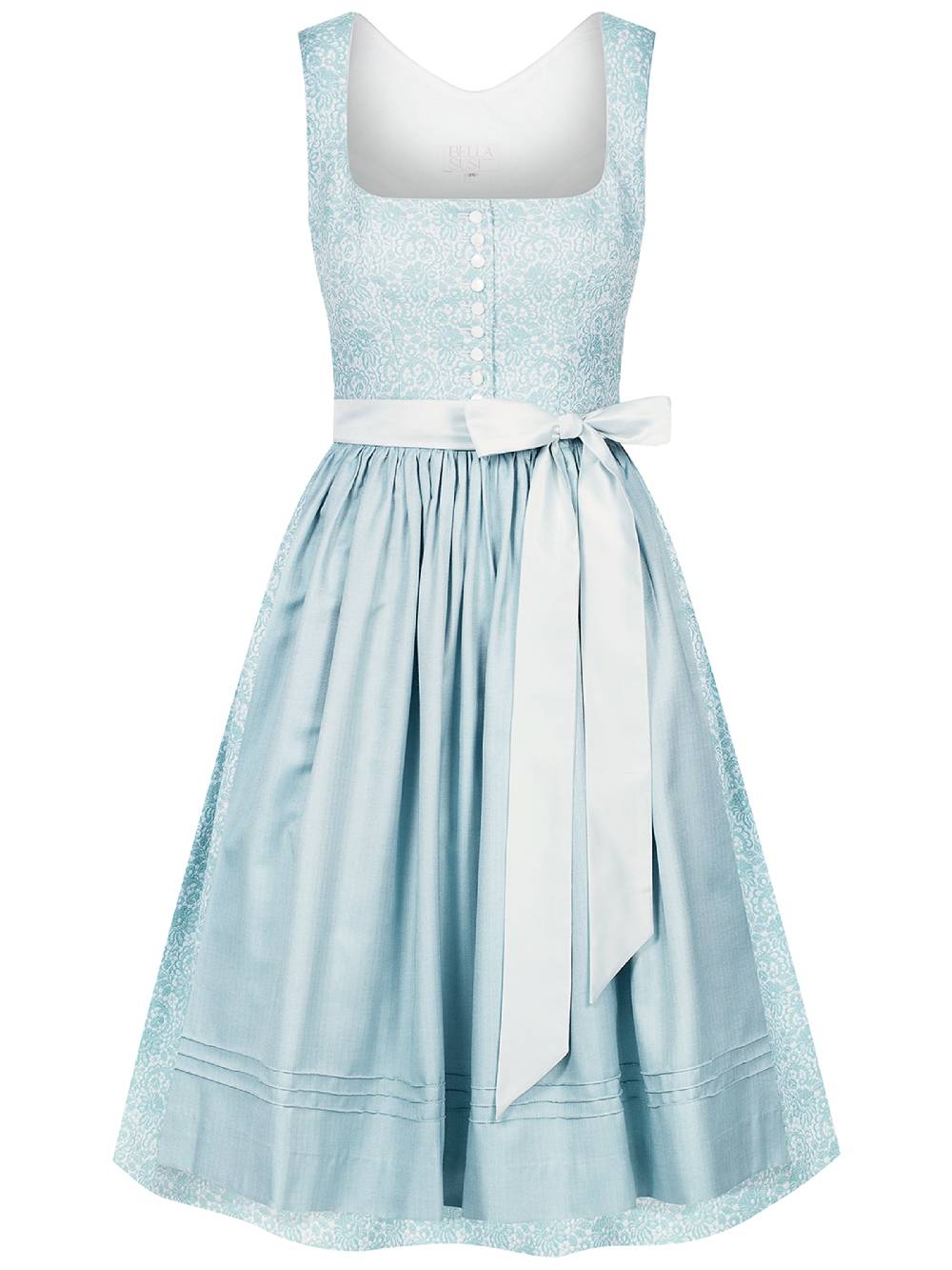 Limberry Türkis-farbenes Dirndl mit Blumenmuster - FIONA TÜRKIS Große Rabatte