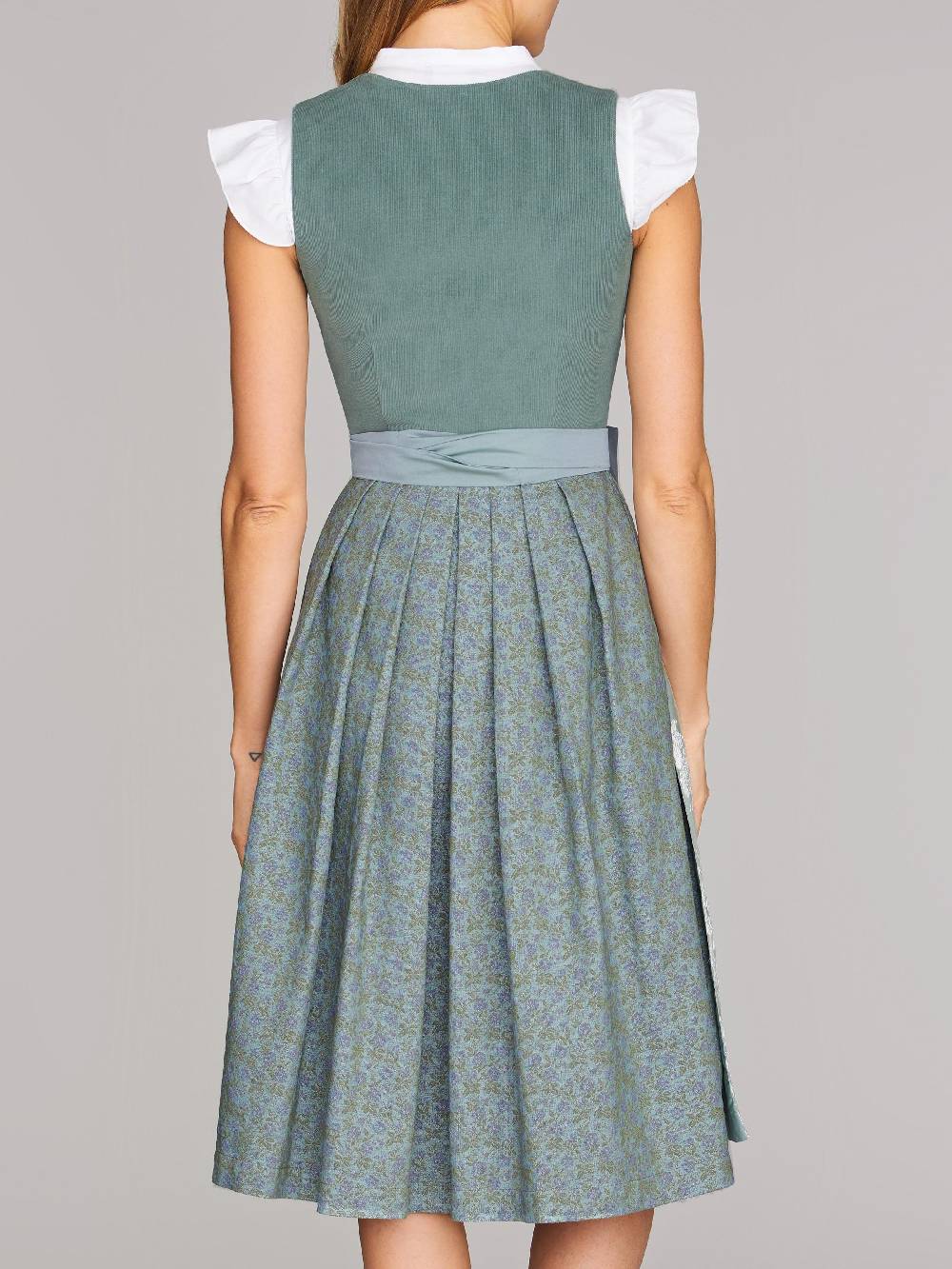 Limberry Pistaziengrünes Dirndl mit Cord-Mieder - CAMILLE PISTACHIO Fabrikladen