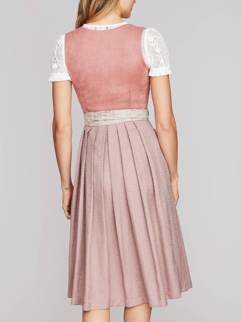 Limberry Rosa-farbenes Dirndl mit Velours-Mieder - JULIE DUSTY ROSE Hotsell