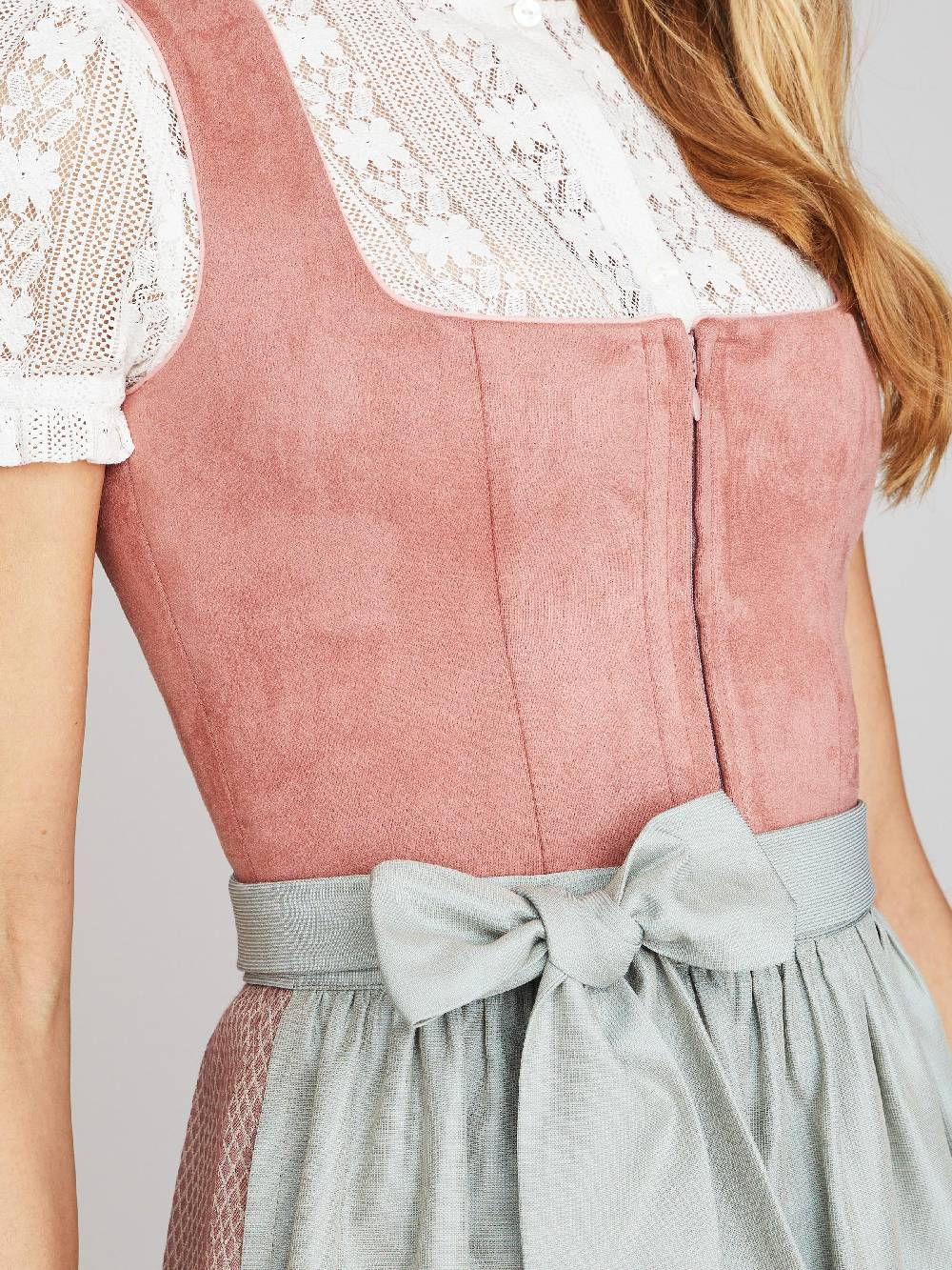 Limberry Rosa-farbenes Dirndl mit Velours-Mieder - JULIE DUSTY ROSE Hotsell