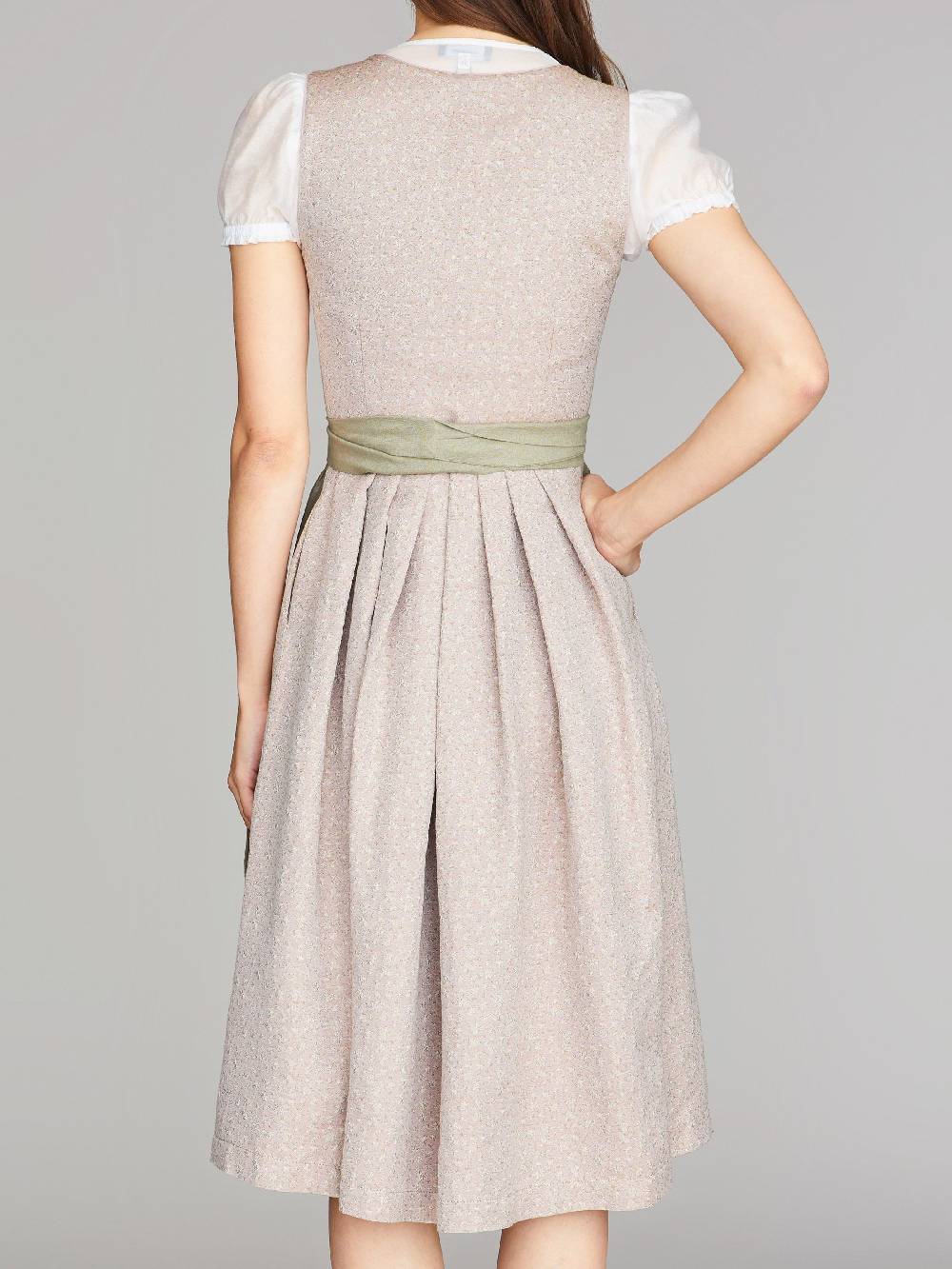 Limberry Dirndl in Altrosa mit Streublumen-Muster - LILIA PRIMROSE Blitzverkäufe