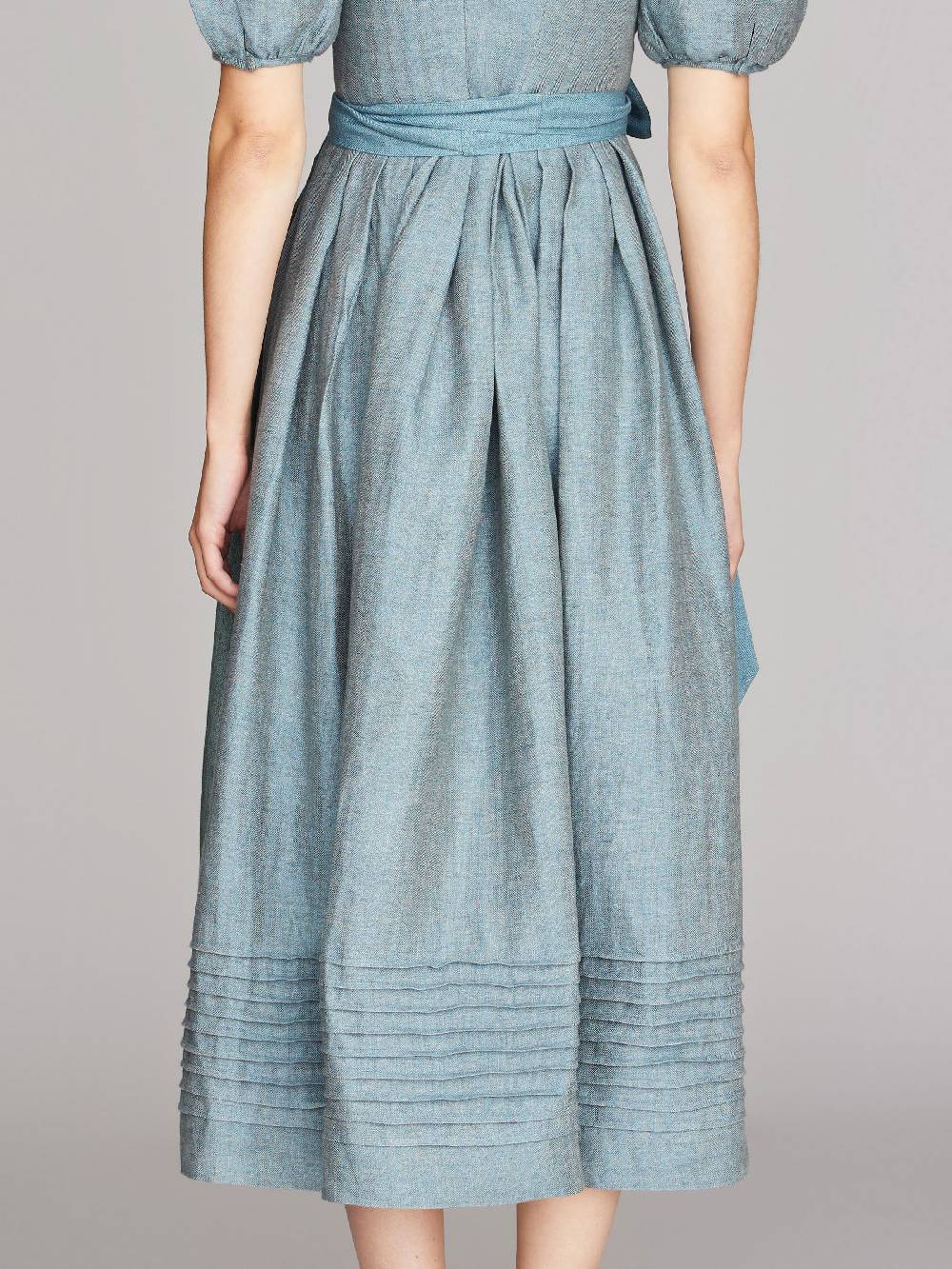Limberry Blaues Dirndl mit Ärmeln - LINA ARONA BLUE Kostenloser Versand