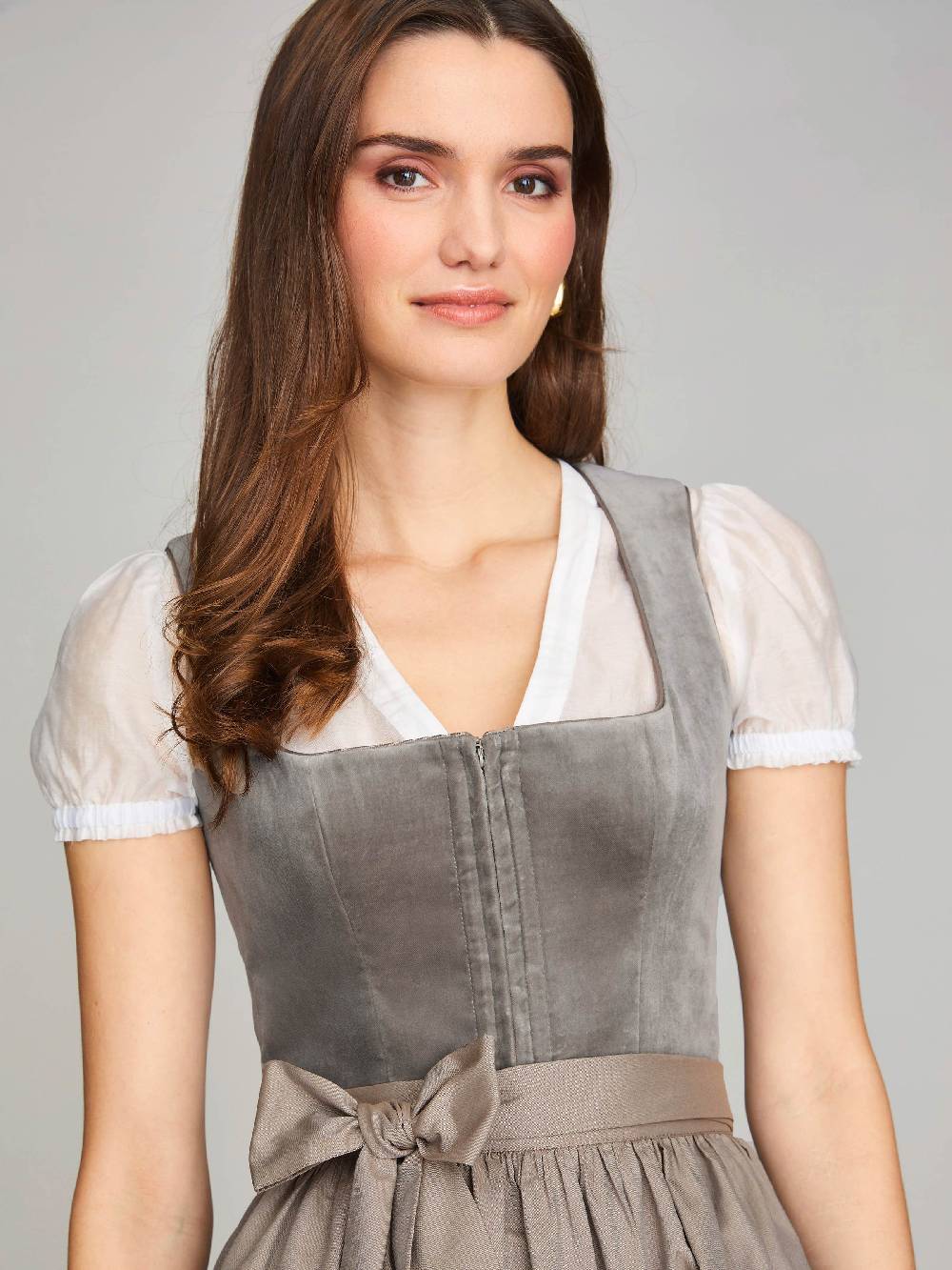 Limberry Weiße Kurzarm-Dirndlbluse - LIZ UNI Rabatt