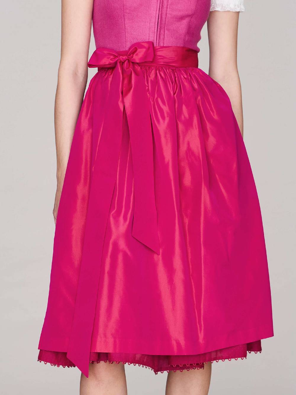 Limberry Pinkes Dirndl mit Leinen-Mieder - MÜNCHEN PINK Preisnachlass