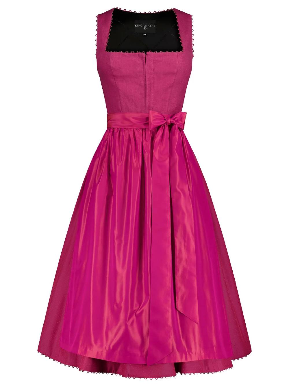 Limberry Pinkes Dirndl mit Leinen-Mieder - MÜNCHEN PINK Preisnachlass