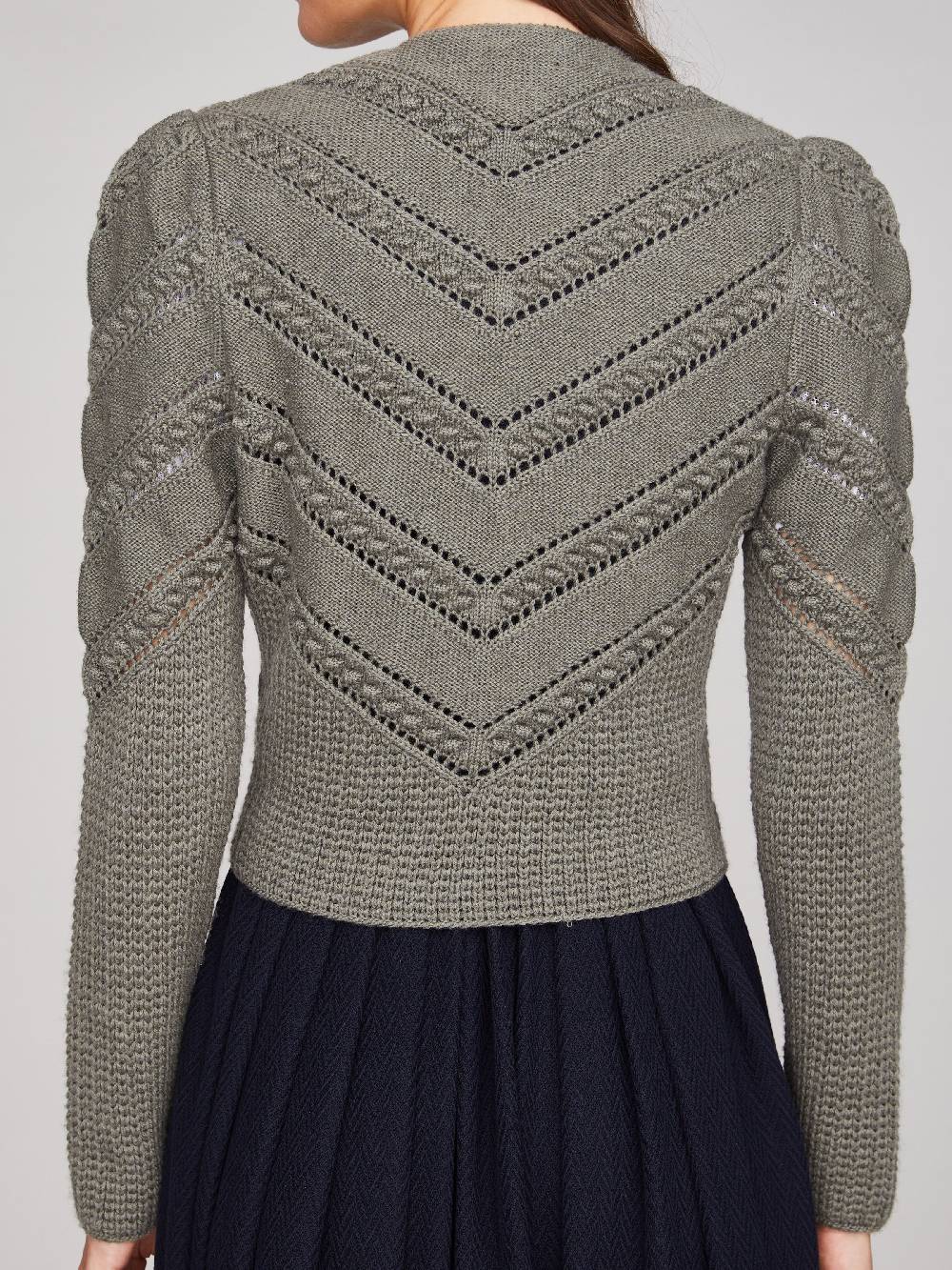 Limberry Thymian-grüne Strickjacke - OPHELIA THYMIAN Große Rabatte