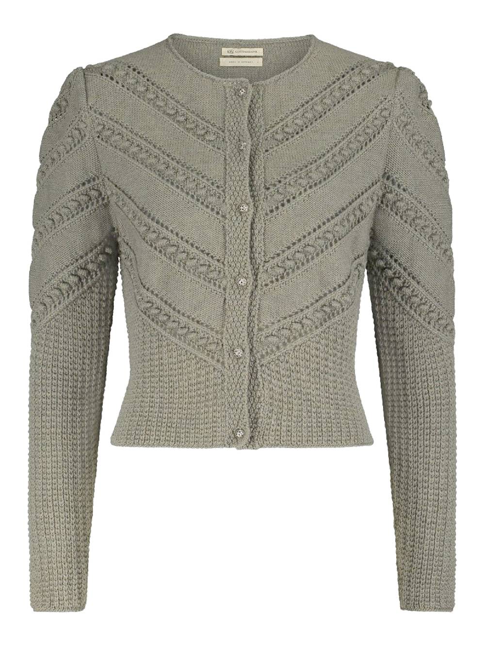 Limberry Thymian-grüne Strickjacke - OPHELIA THYMIAN Große Rabatte