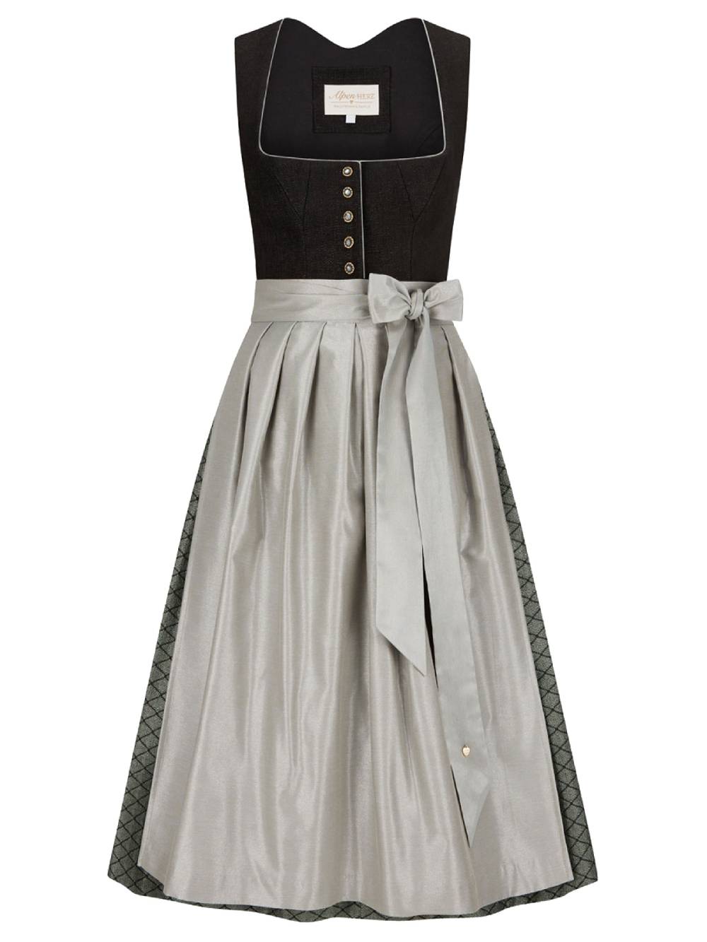 Limberry Schwarzes Dirndl mit Knöpfen - FRAUKE Wochenangebot