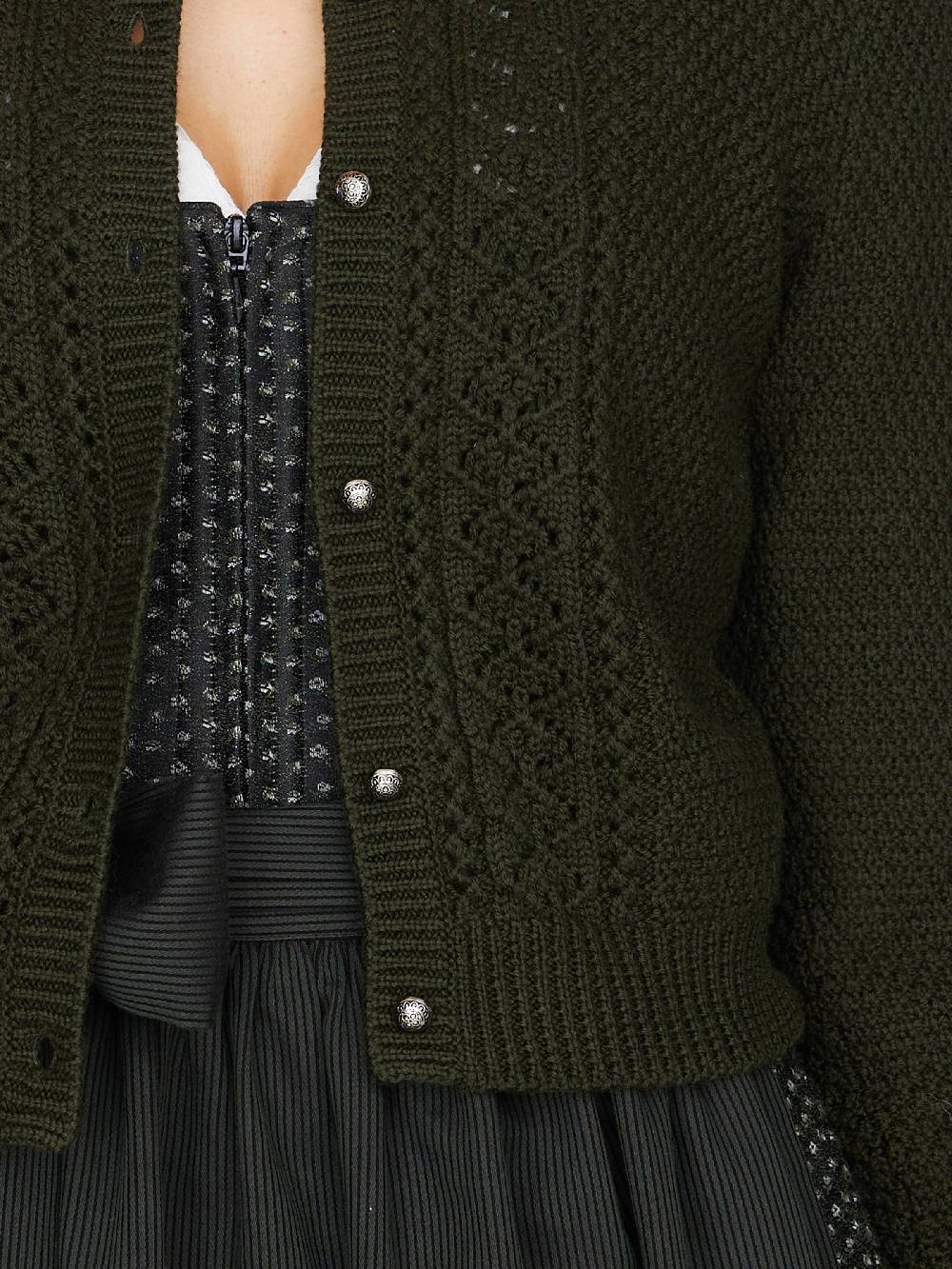 Limberry Waldgrüne Strickjacke - EVI Nur noch ein Tag übrig