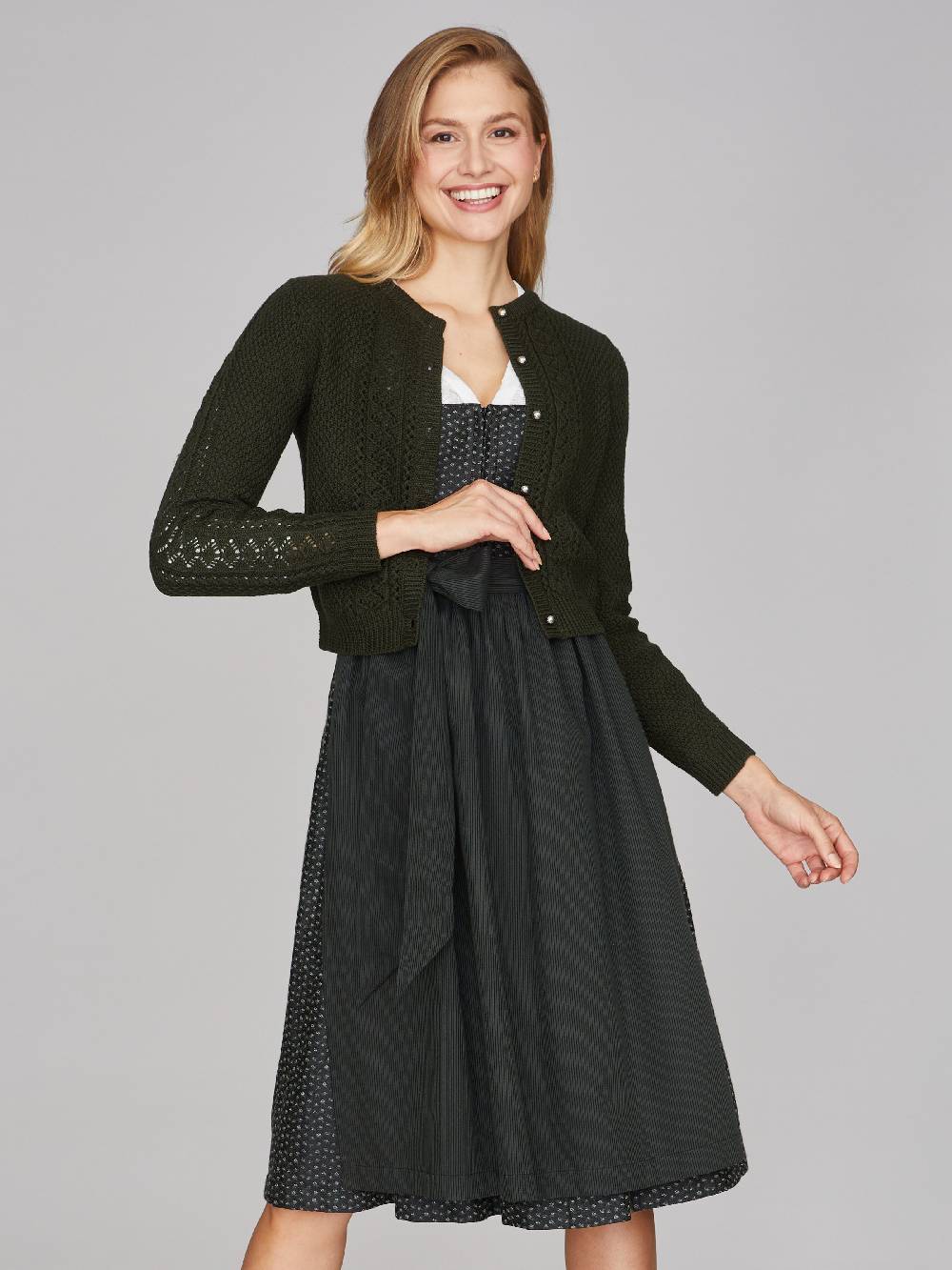 Limberry Waldgrüne Strickjacke - EVI Nur noch ein Tag übrig
