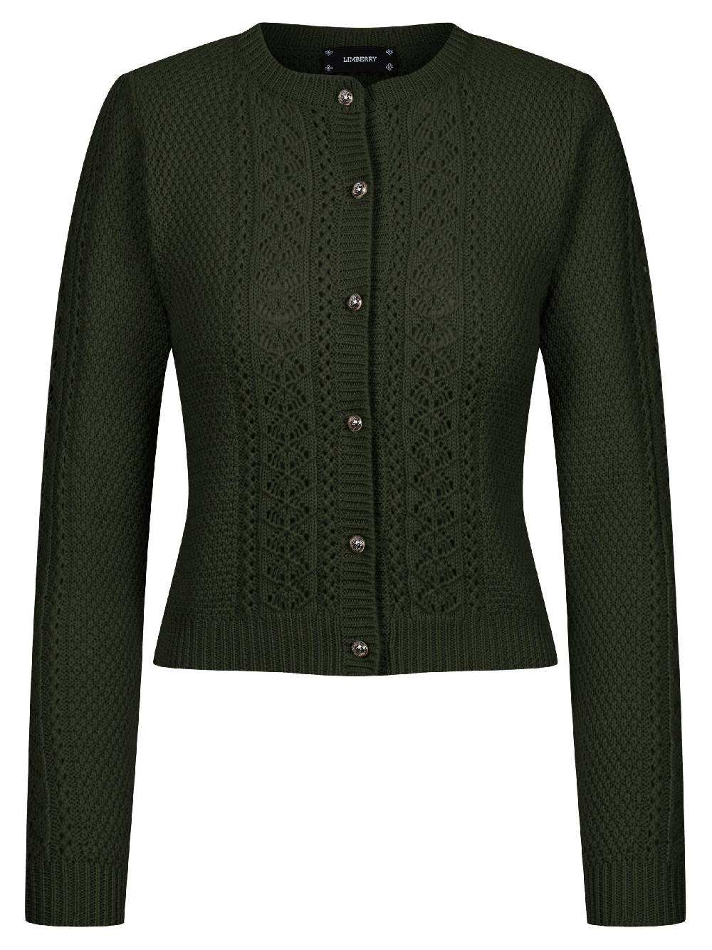 Limberry Waldgrüne Strickjacke - EVI Nur noch ein Tag übrig
