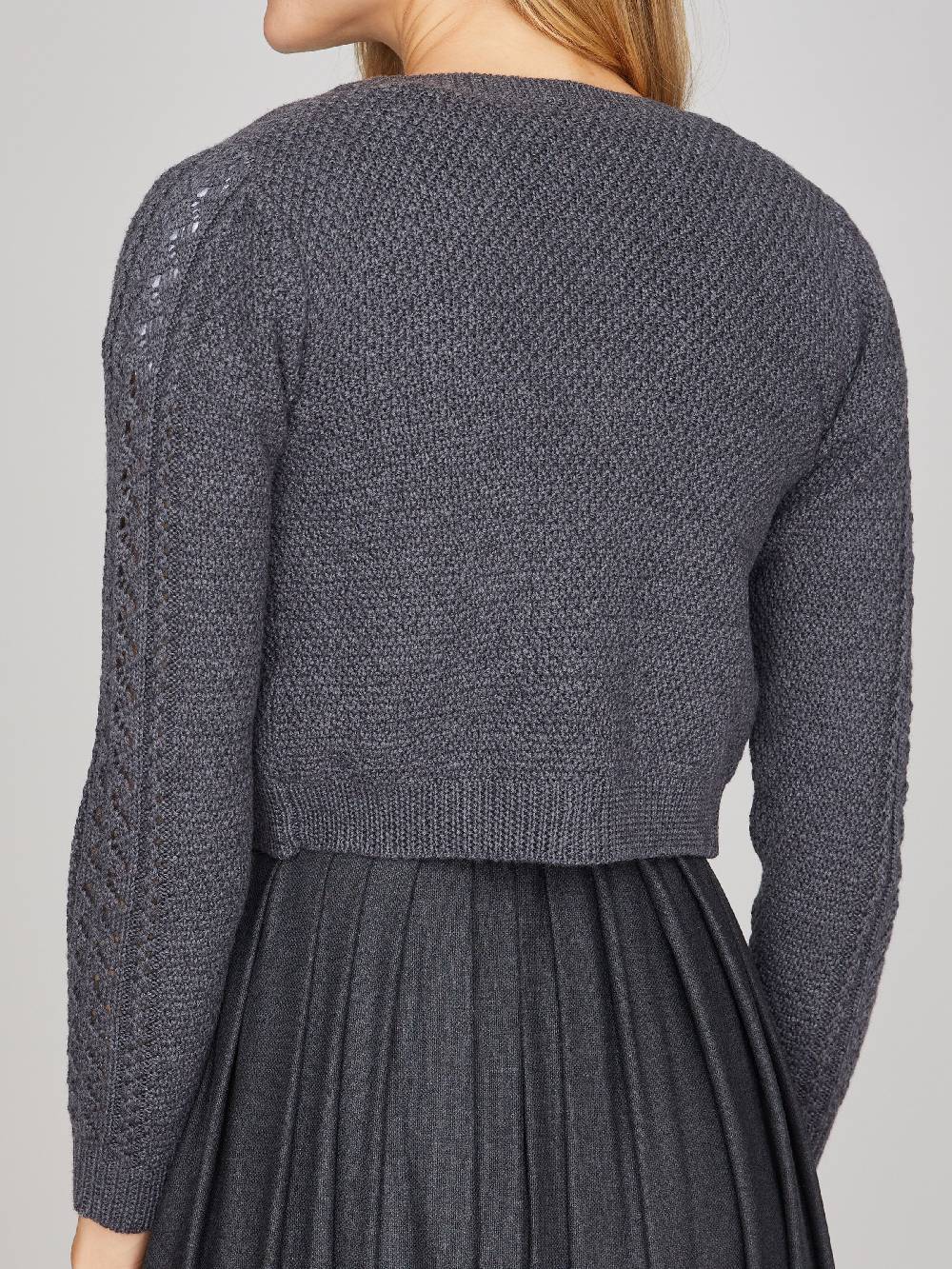 Limberry Steingraue Strickjacke - EVI Riesige Rabatte