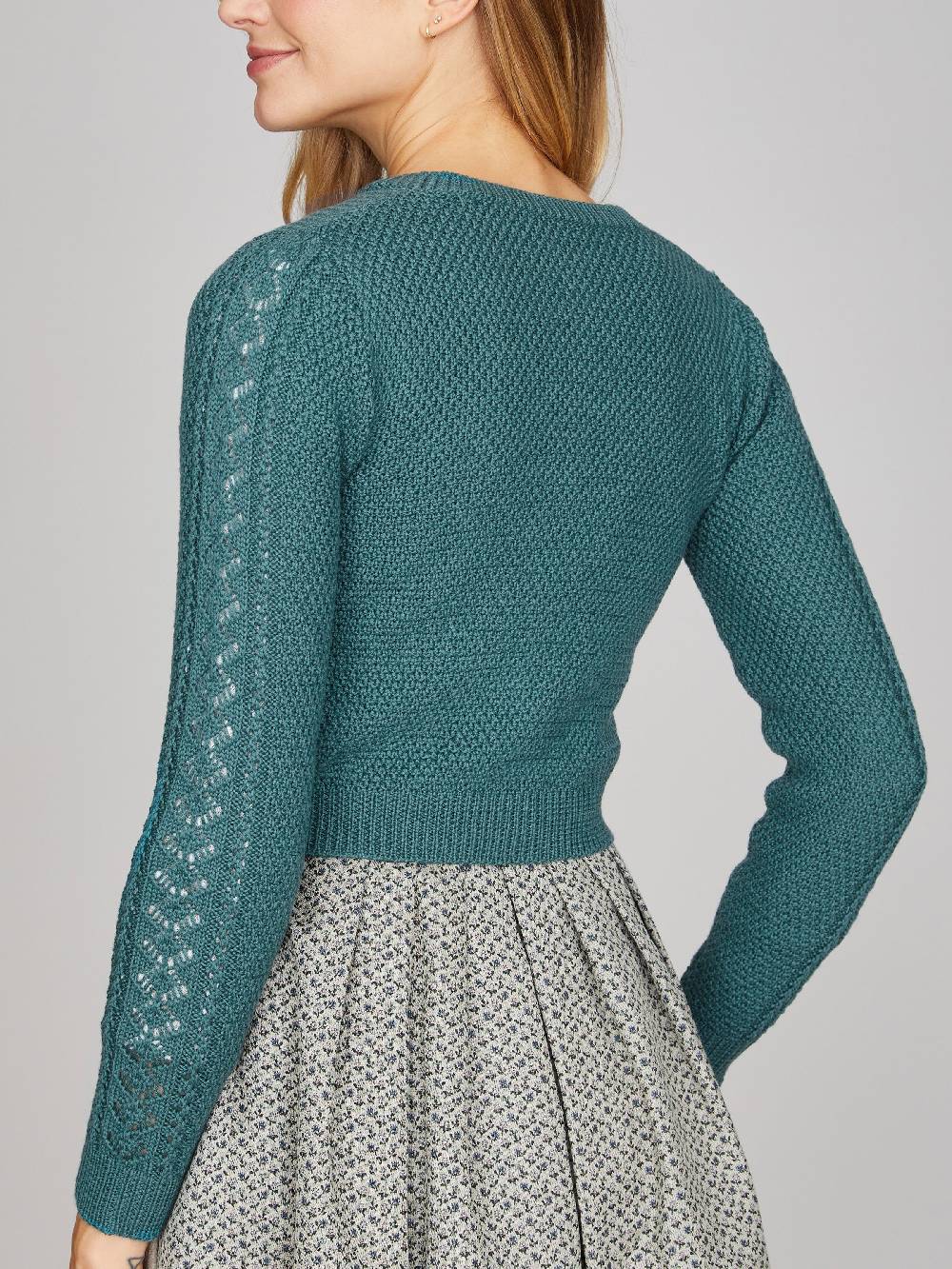 Limberry Petrolblaue Strickjacke - EVI Kostenloser Versand international