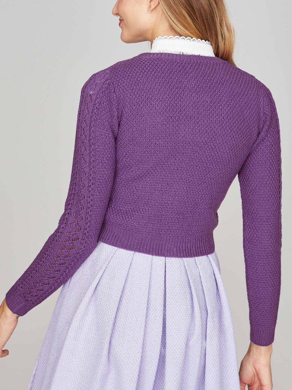 Limberry Strickjacke in Violett - EVI Begrenzt auf 3 Tage