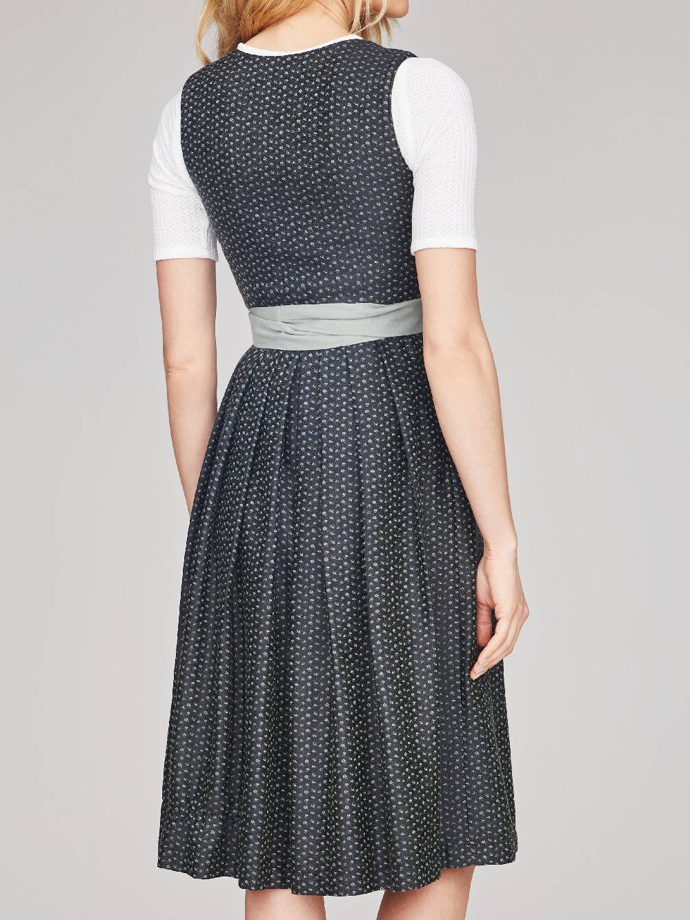 Limberry Geblümtes schwarzes Dirndl - JEZEBEL SMOKY BLACK Im Verkauf