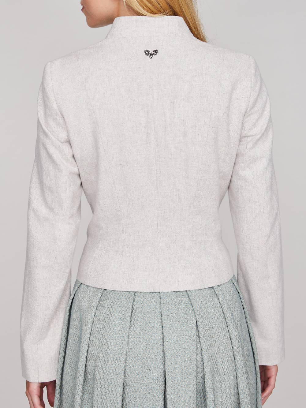 Limberry Grau-Beiger Trachtenjanker aus Loden - TIFFANY LODEN LOVELY GREIGE Verkauf