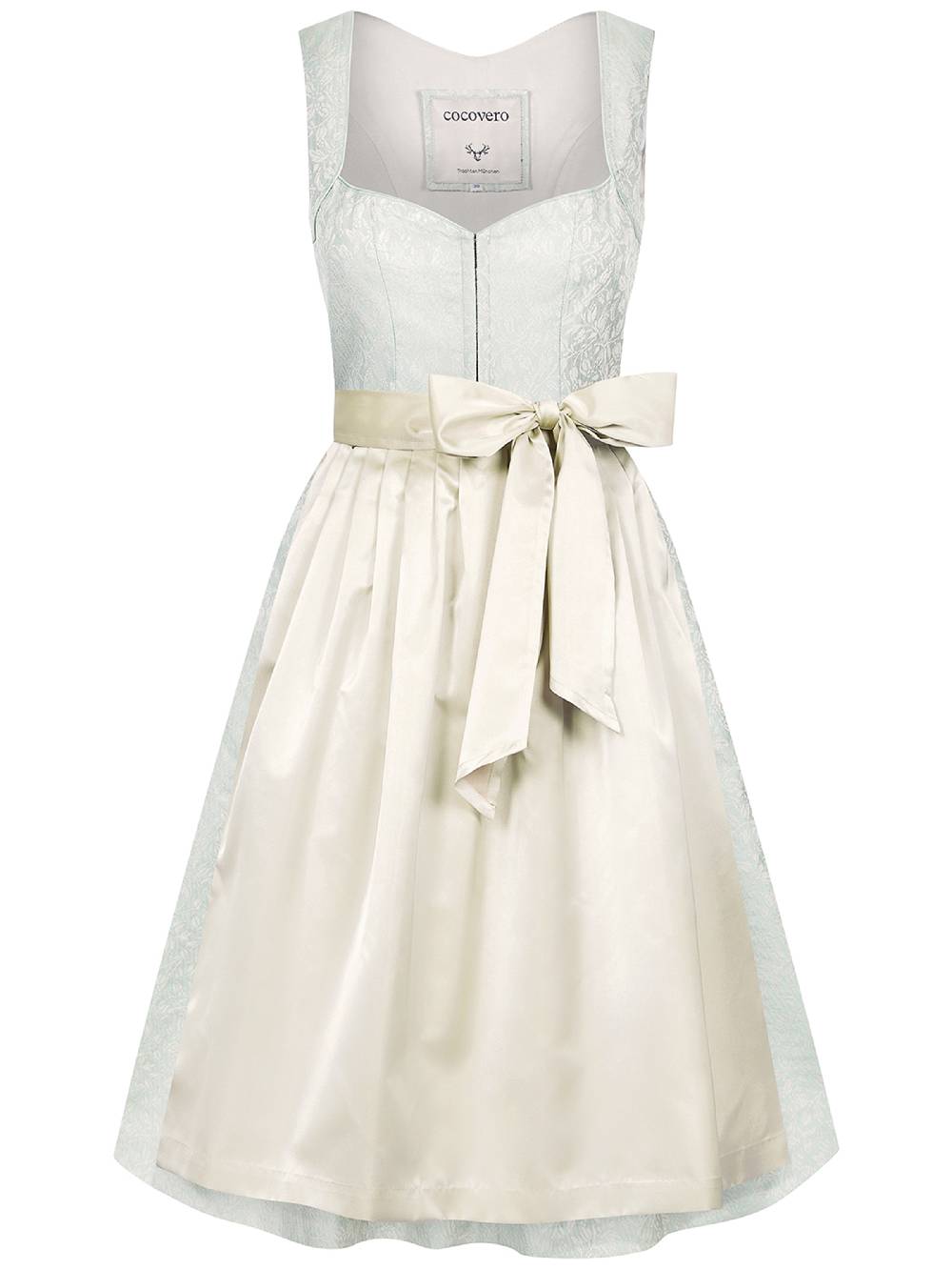 Limberry Hellgrünes Dirndl mit goldenem Muster - ANNELIE FLORAL WATER Angebote