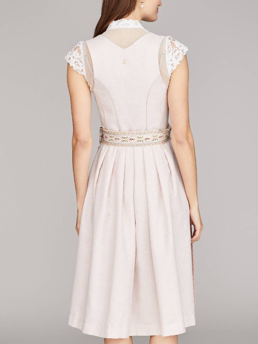 Limberry Altrosa Dirndl mit dekorativer Schnalle - LOLA ROSÉ im Angebot
