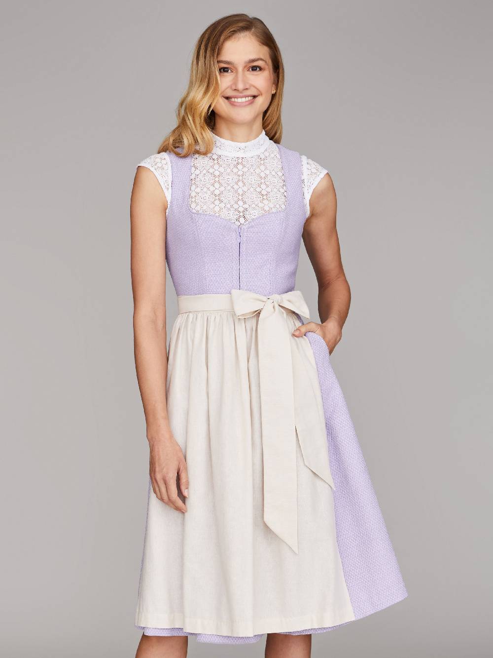 Limberry Flieder-farbenes Dirndl - JOAN PALE LAVENDER Schlussverkauf