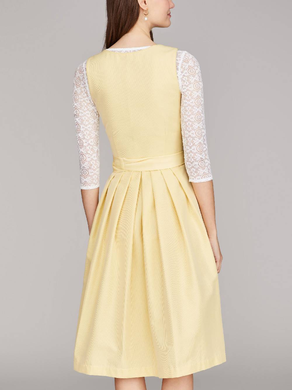 Limberry Hellgelbes Dirndl - ELAINE LIGHT YELLOW Kostenloser Versand